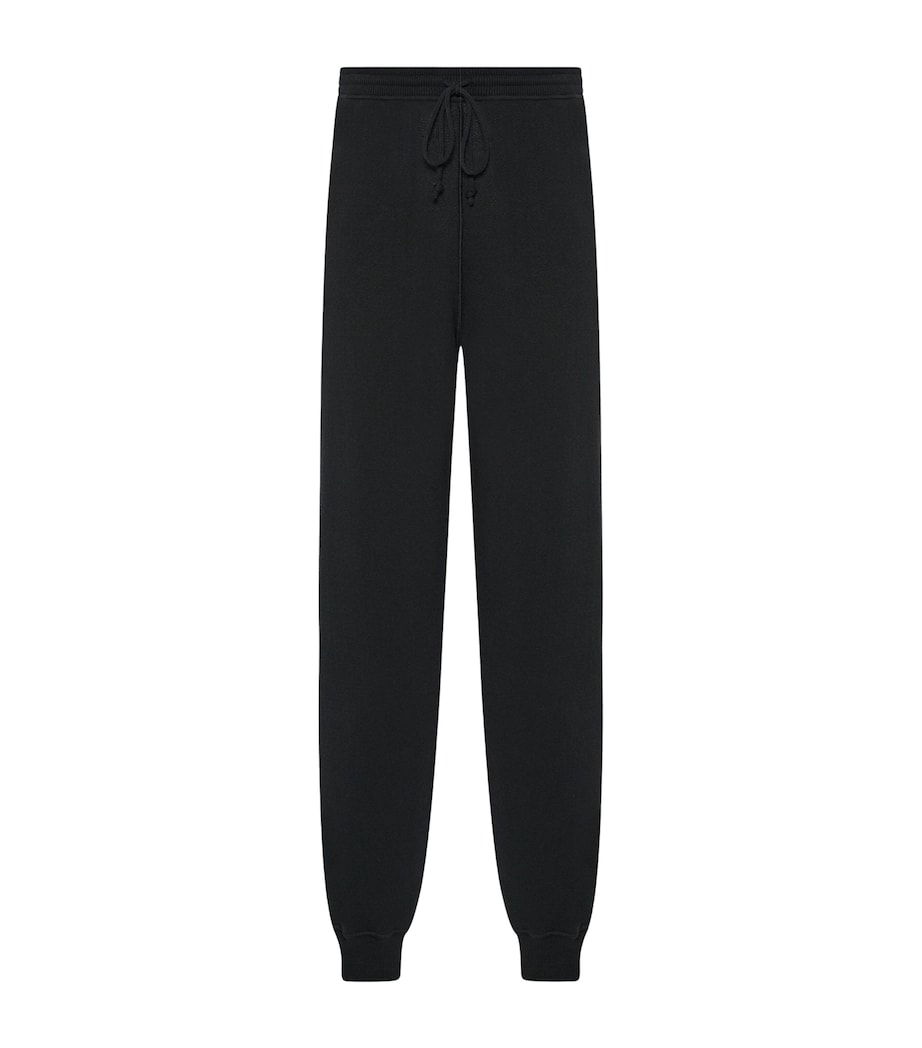 The Row Mens Nellin Organic Cotton Sweatpants Faded Black Image 1