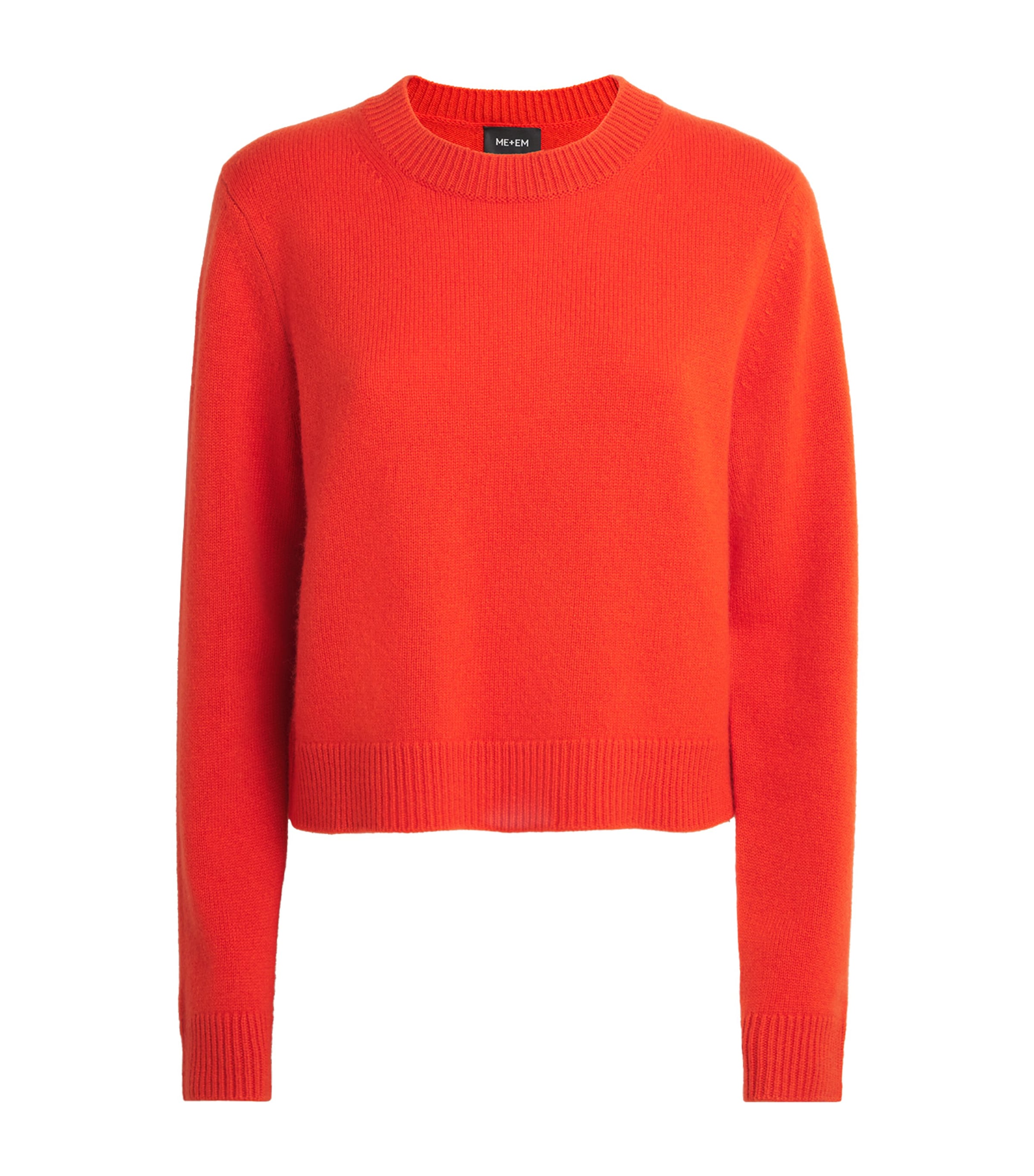 Me+em Cashmere Crew-neck Sweater In Red