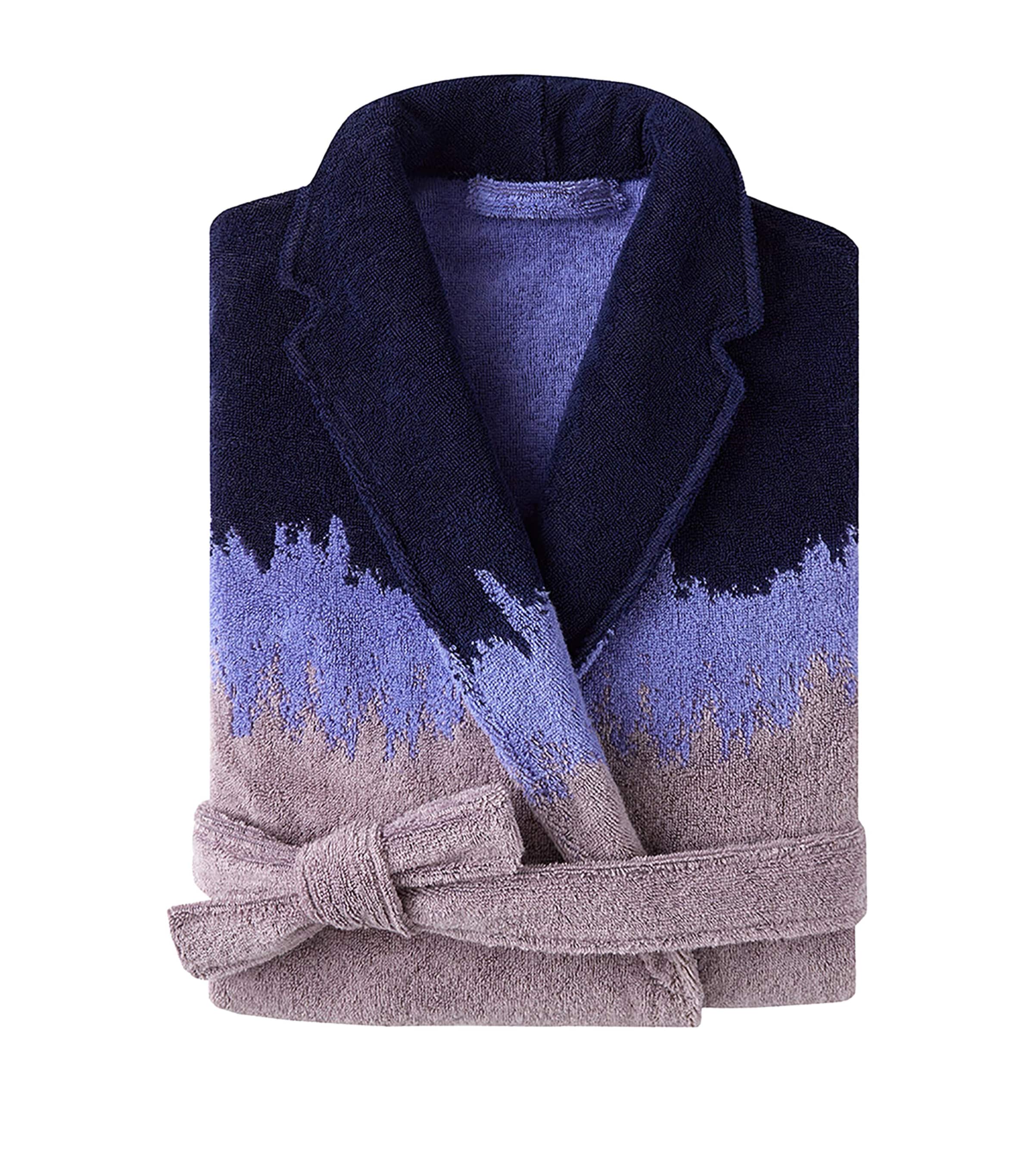 Yves Delorme Brume Bathrobe In Multi