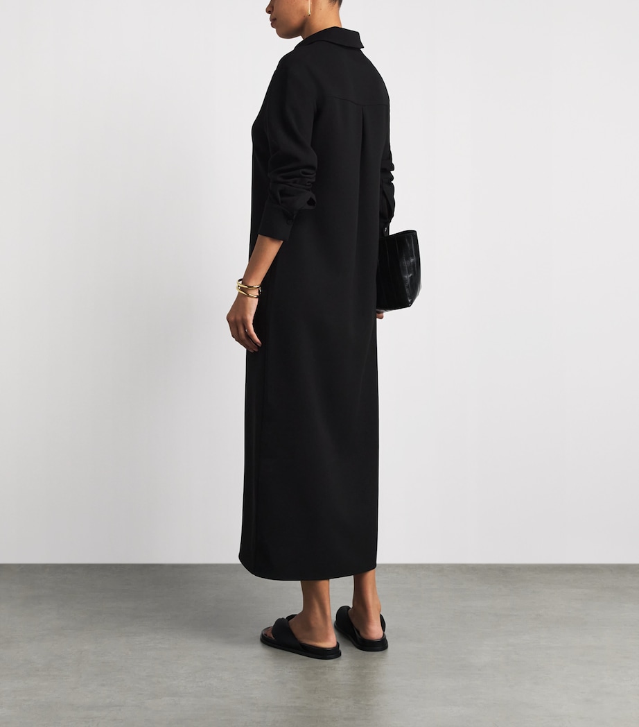 Almada Label Womens Nile Shirt Dress Black Image 4