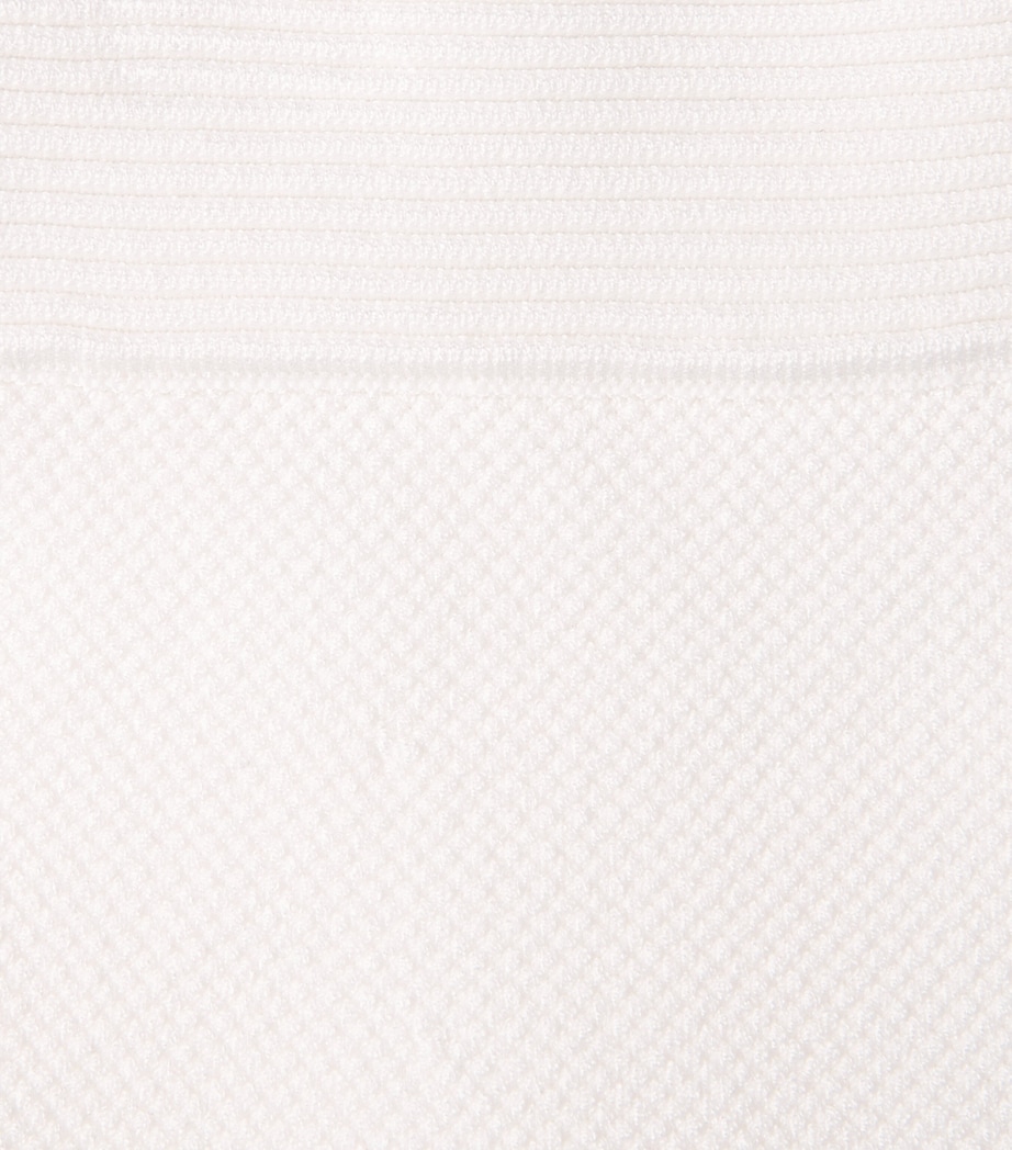 Simkhai Womens Open-Stitch Westly Midi Skirt Ivory Image 6