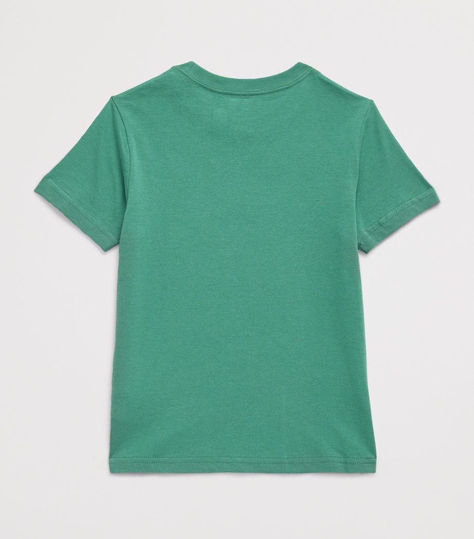 Cotton Polo Bear T-Shirt (6-14 Years) PF25 FAIRWAY GREEN Image 2