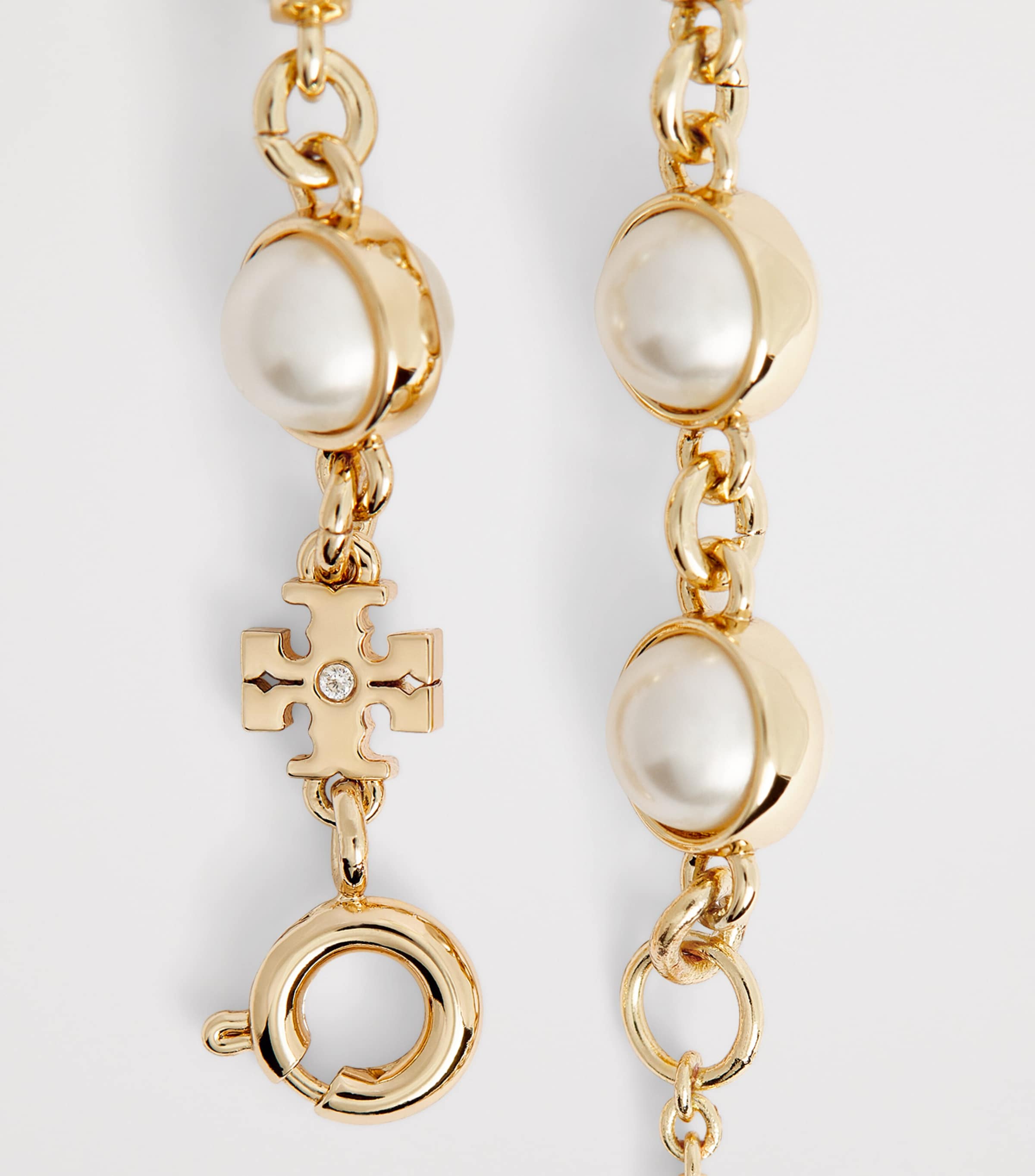 Pearl Chain Bracelet LIGHT BRASS / IVORY Image 5