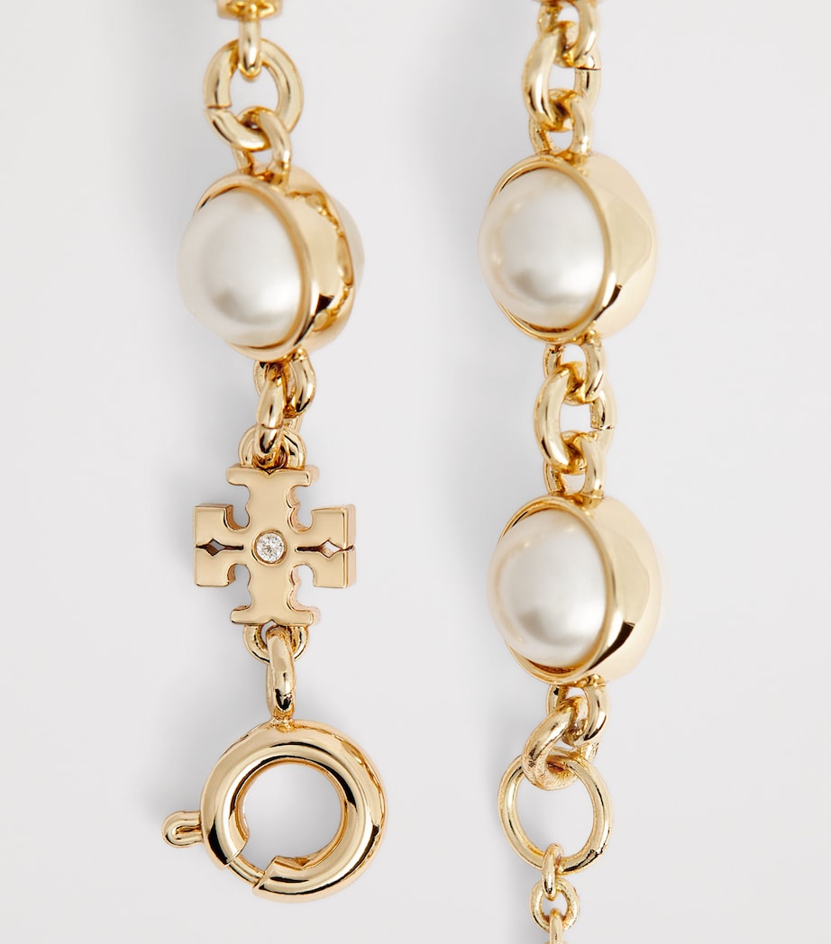 Pearl Chain Bracelet LIGHT BRASS / IVORY Image 5