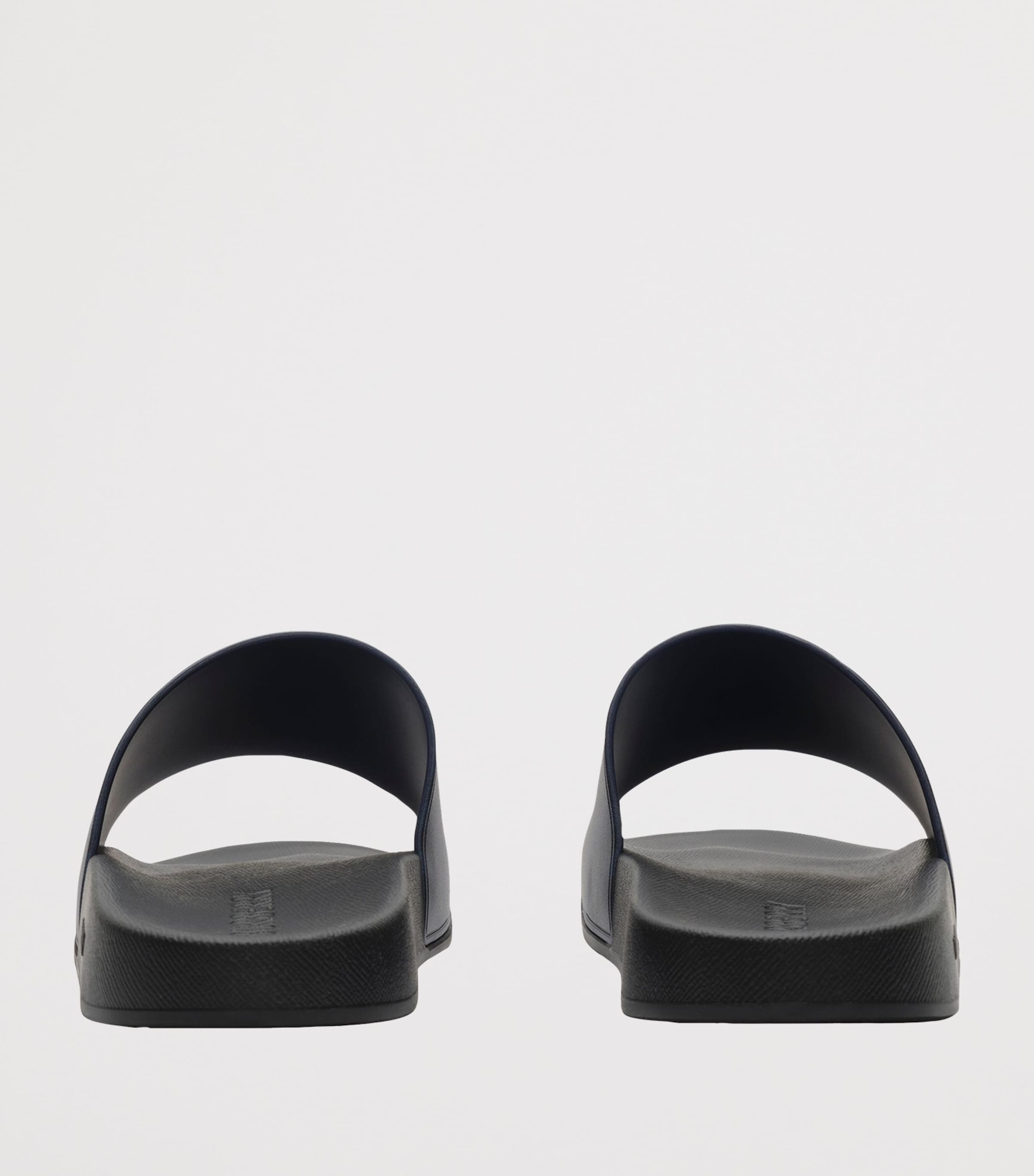Burberry Check Slides Navy Ip Check Image 3