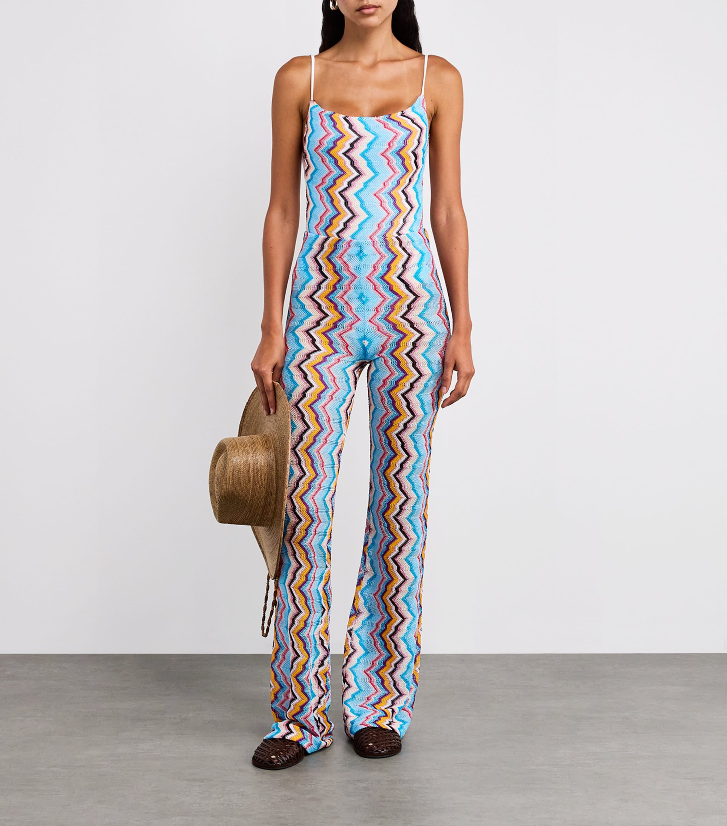 Missoni Classic Zigzag Wide-Leg Trousers | Harrods US