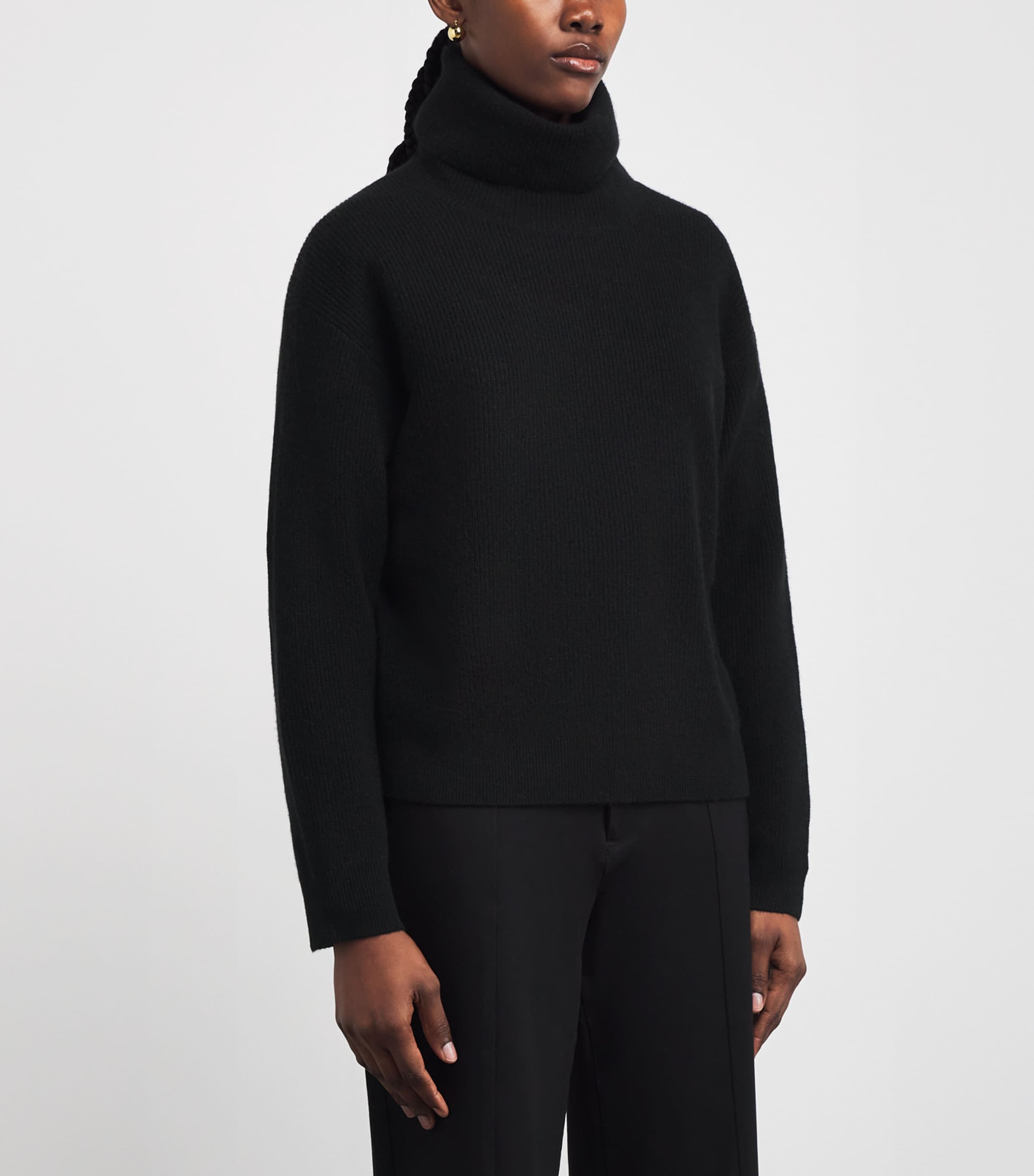 Cashmere Aria Sweater BLACK Image 3