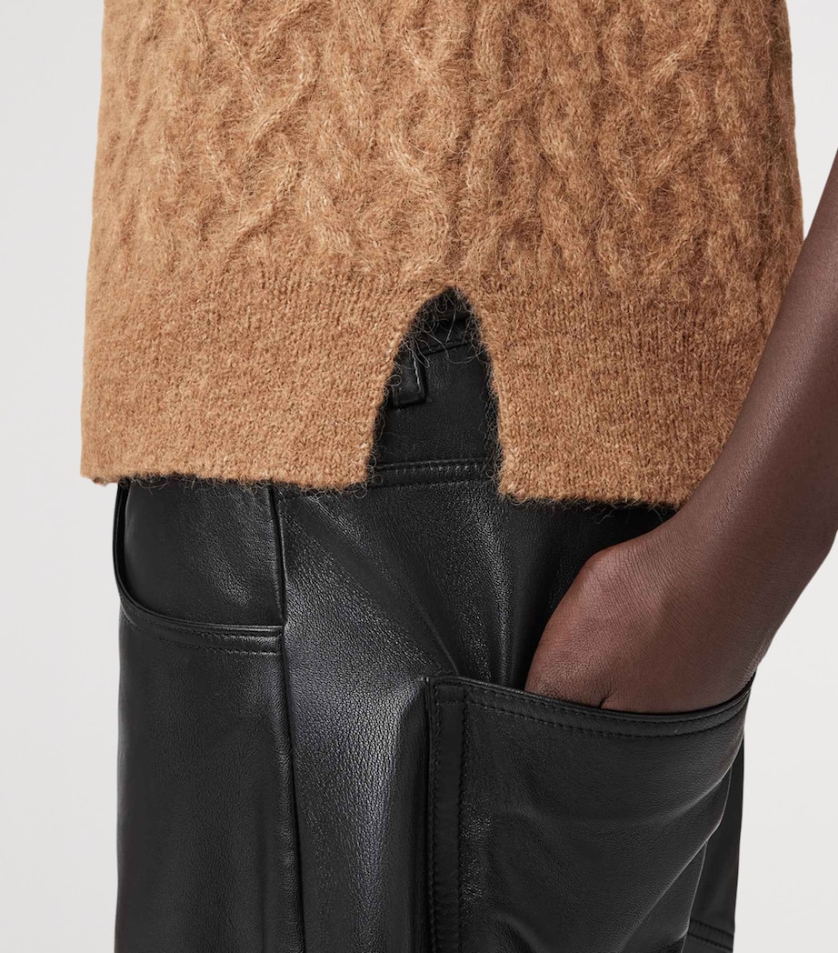 Alpaca-Blend Sirius Sweater Vest RATTAN BROWN Image 7