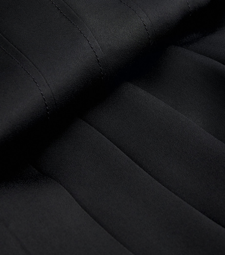 Light Crepe Sandy Mini Dress BLACK Image 5