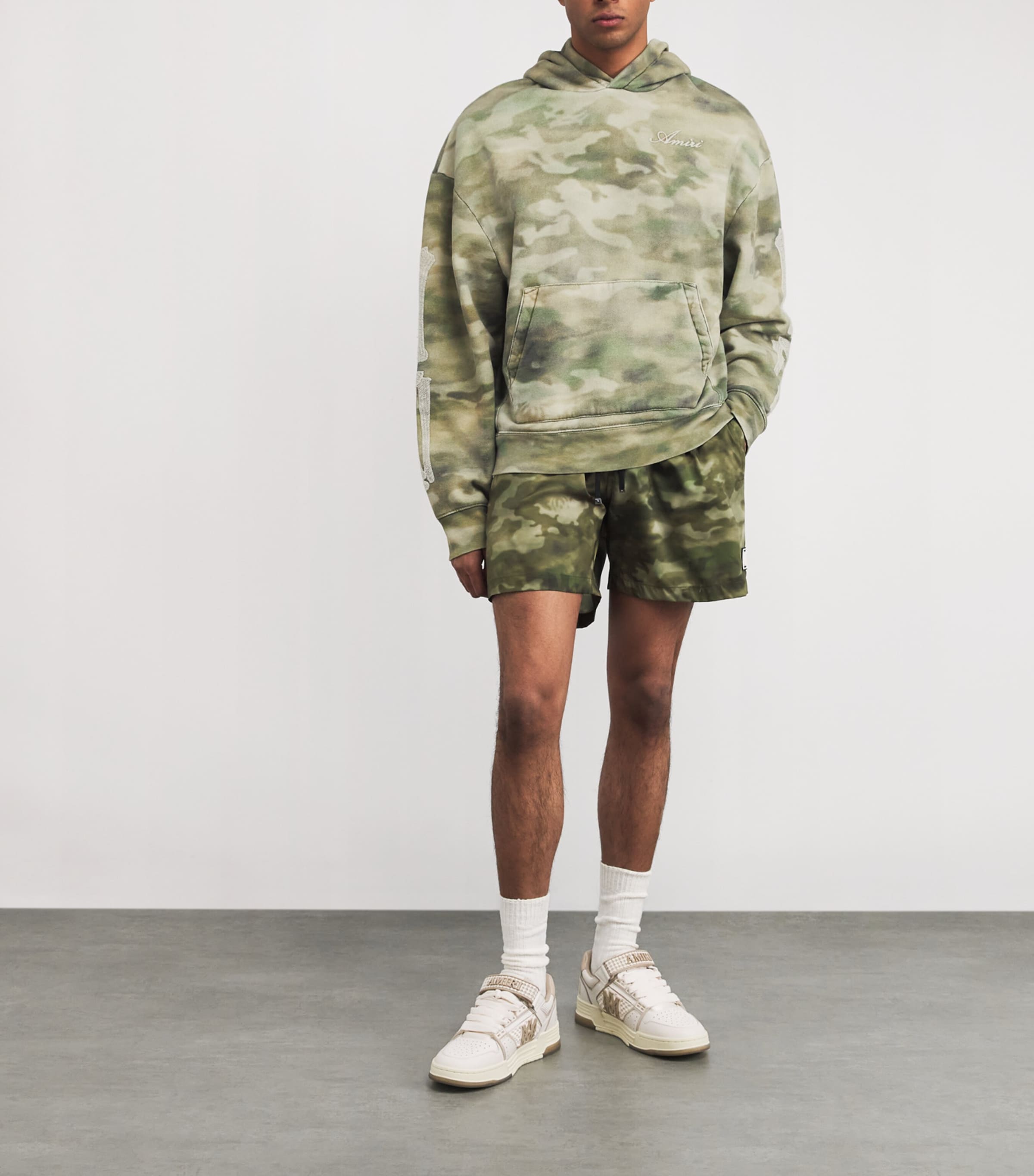 Cotton Camouflage Bones Hoodie CAMO Image 2