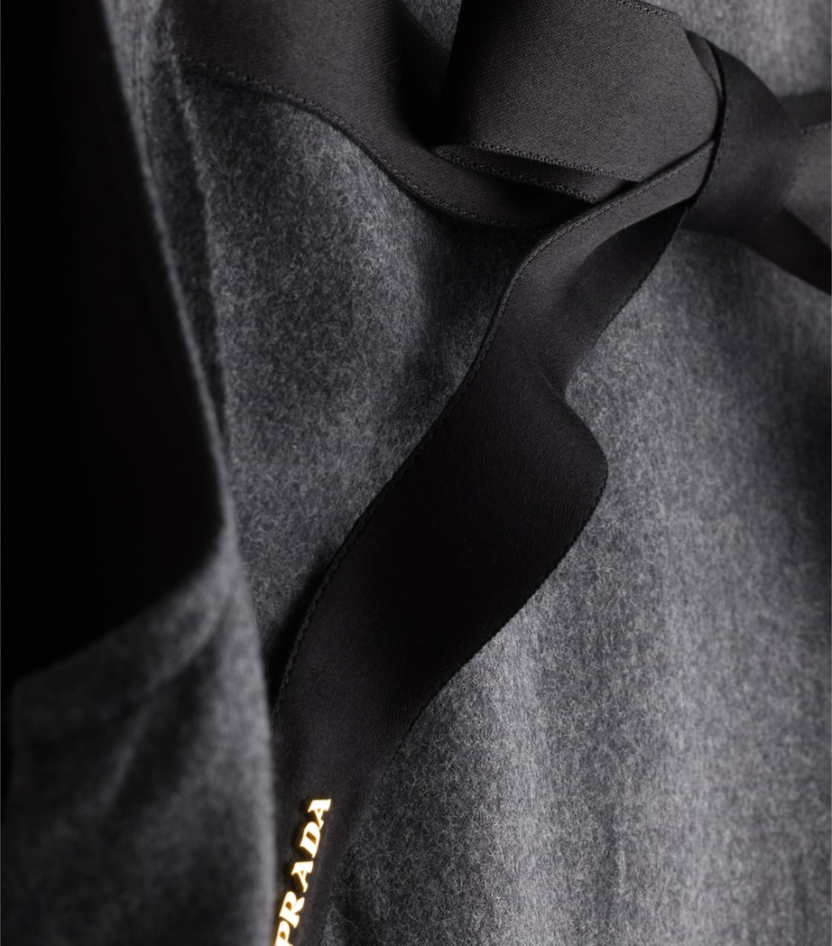 Wool Sleeveless Mini Dress F0480 Image 6