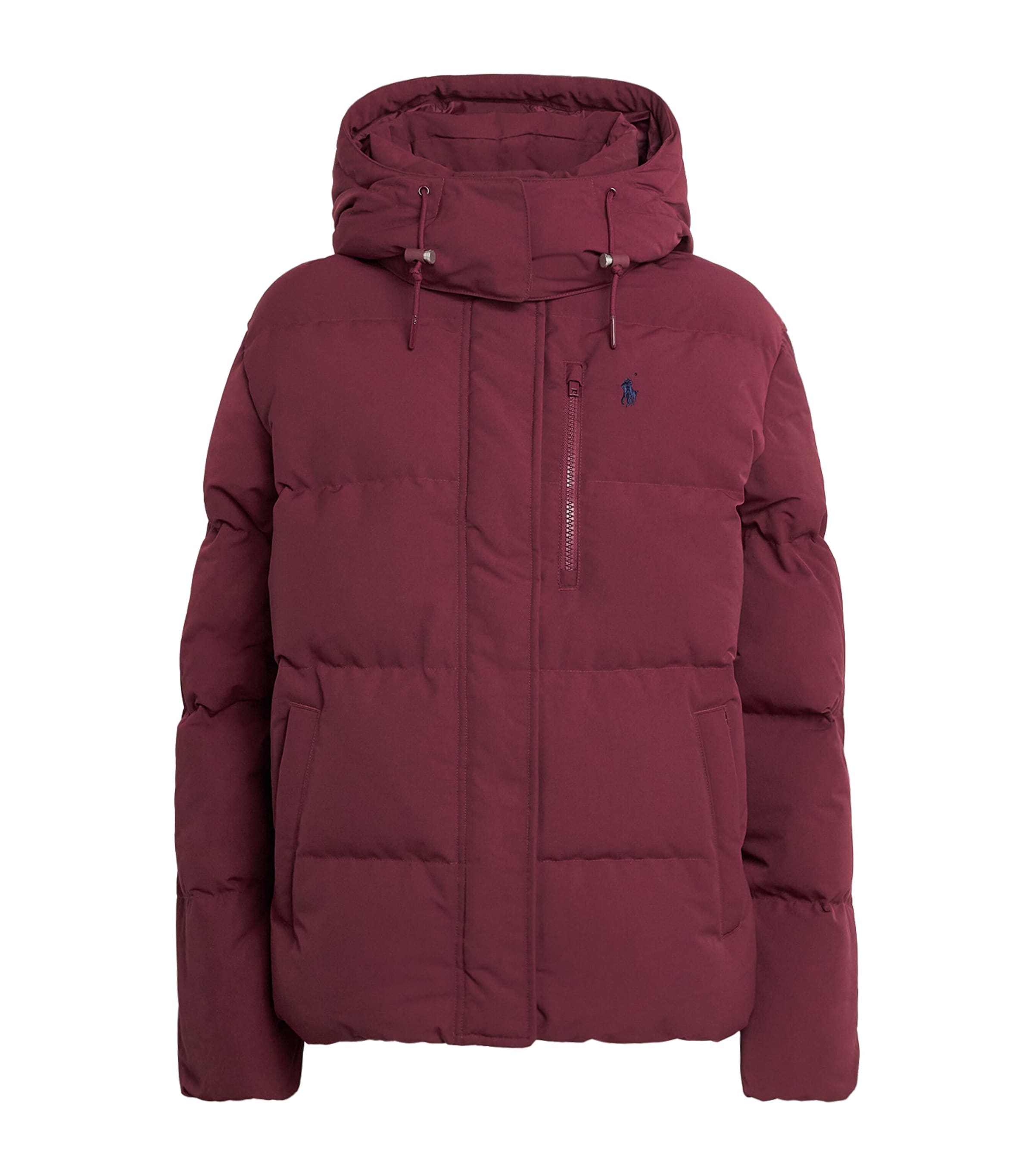 Polo Ralph Lauren Womens Down Puffer Jacket Classic Wine Image 1