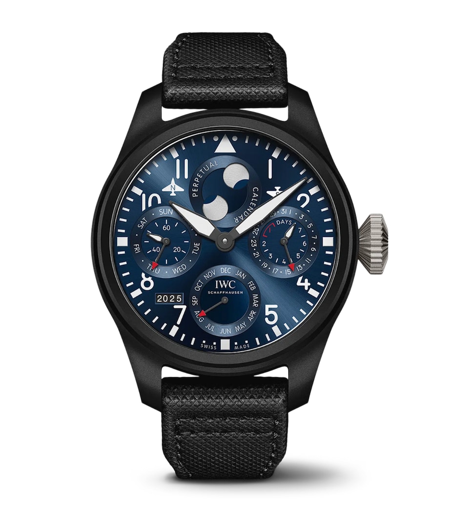 Ceramic Big Pilot’s Perpetual Calendar Rodeo Drive Watch 46mm BLUE Image 1