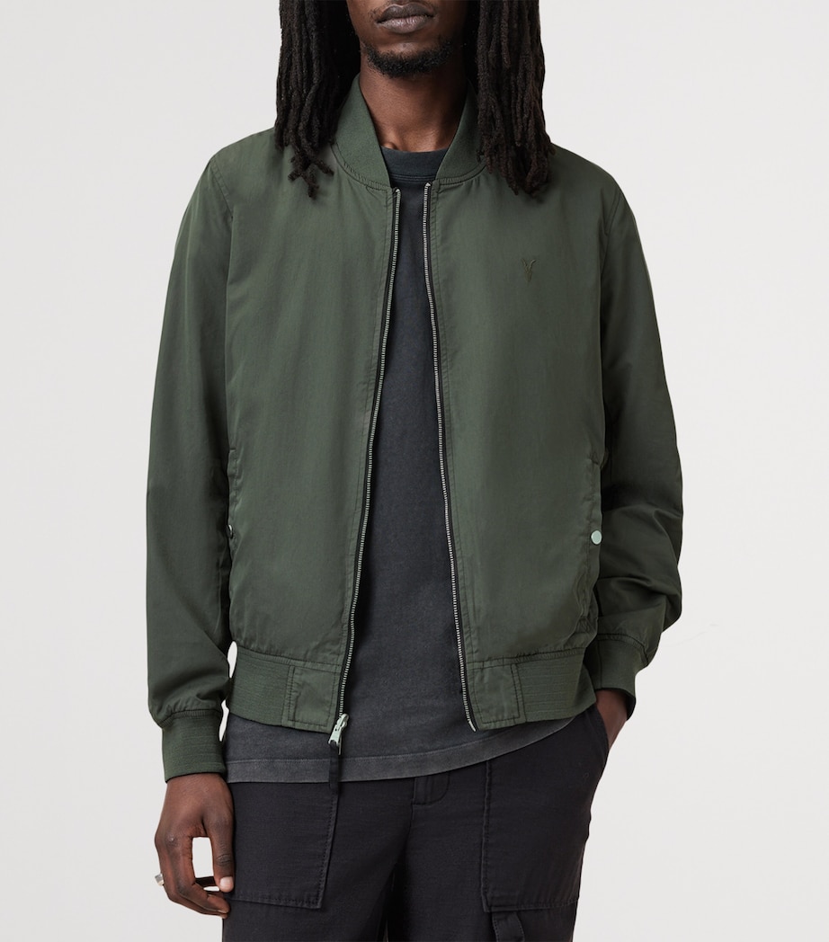 Reversible Bassett Bomber Jacket BLACK/DULL GREEN Image 6