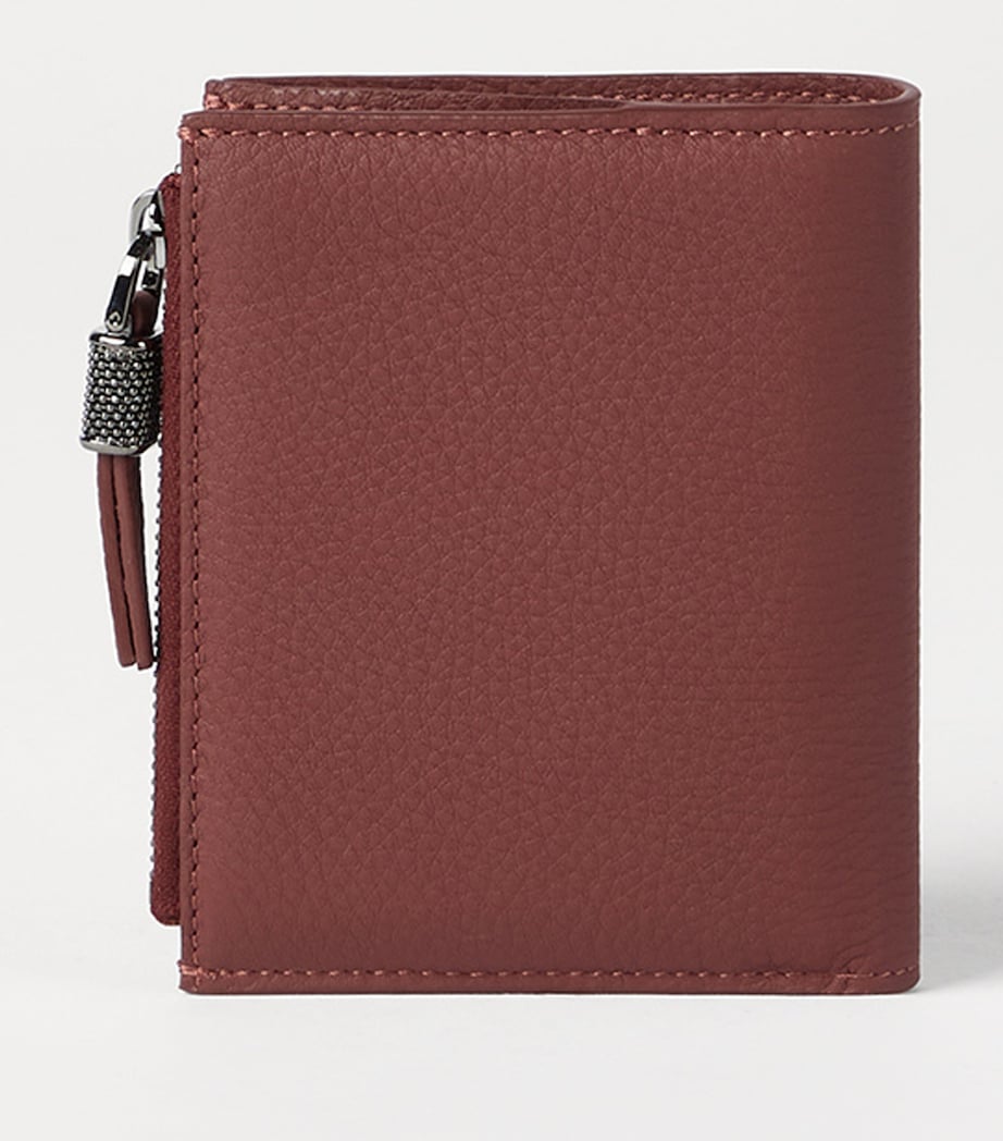 Brunello Cucinelli Leather Bifold Wallet Image 4