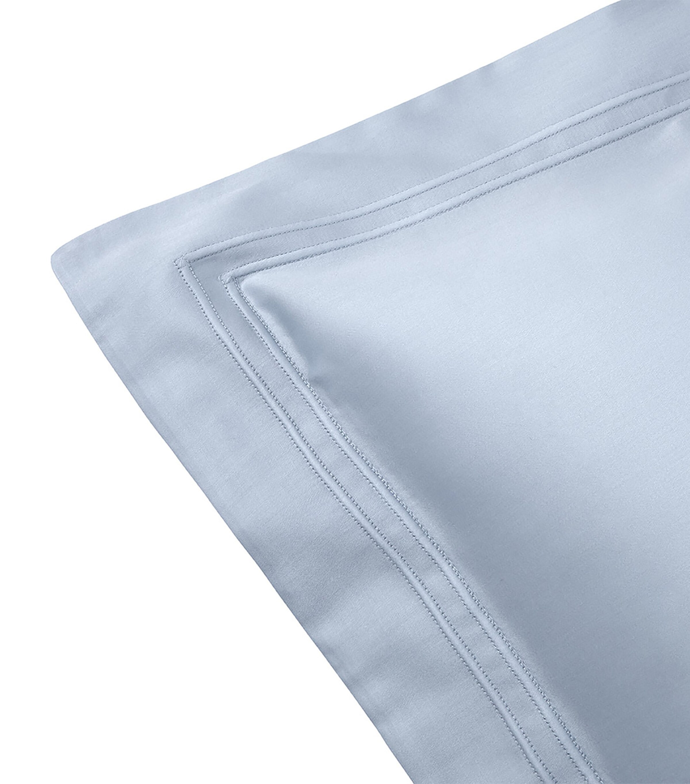 Yves Delorme Triomphe Celeste Square Oxford Pillowcase (65cm x 65cm) Celeste Image 4