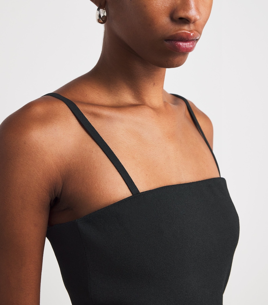 Strapless Top 001BLK-BLACK Image 6