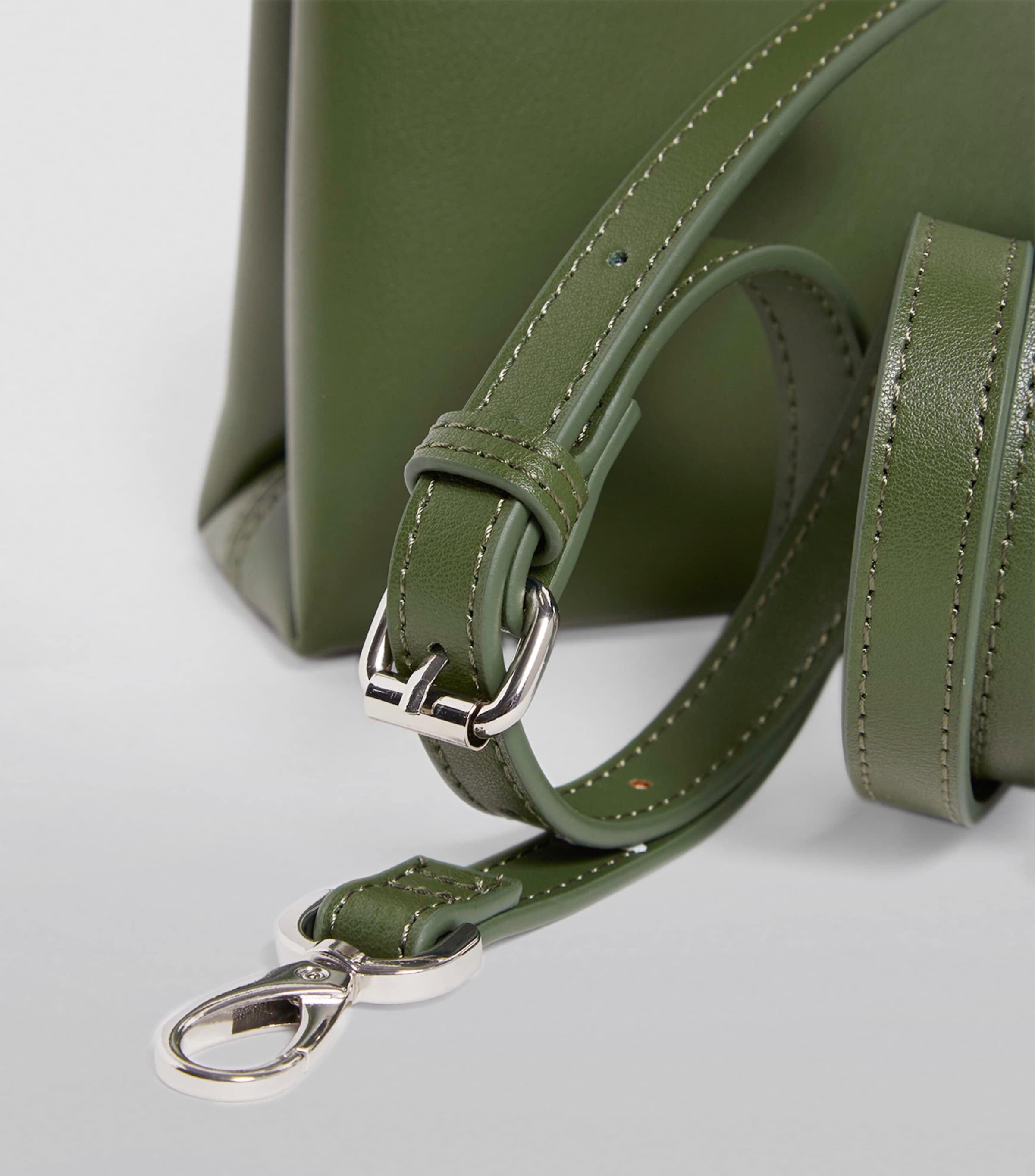 Harrods Green Mini Leather Kensington Tote Bag | Harrods US