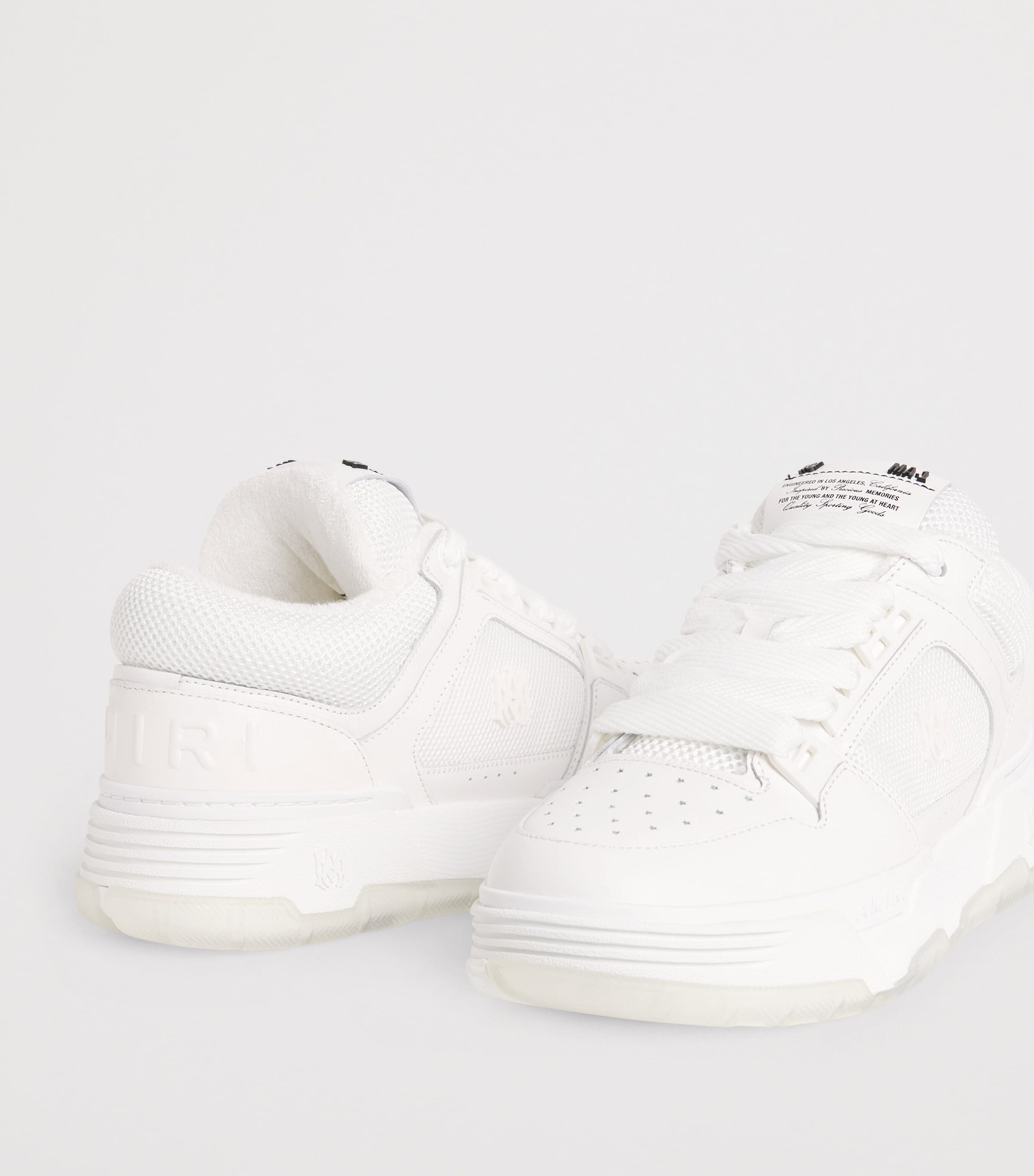 AMIRI Leather MA-1 Sneakers White Image 6
