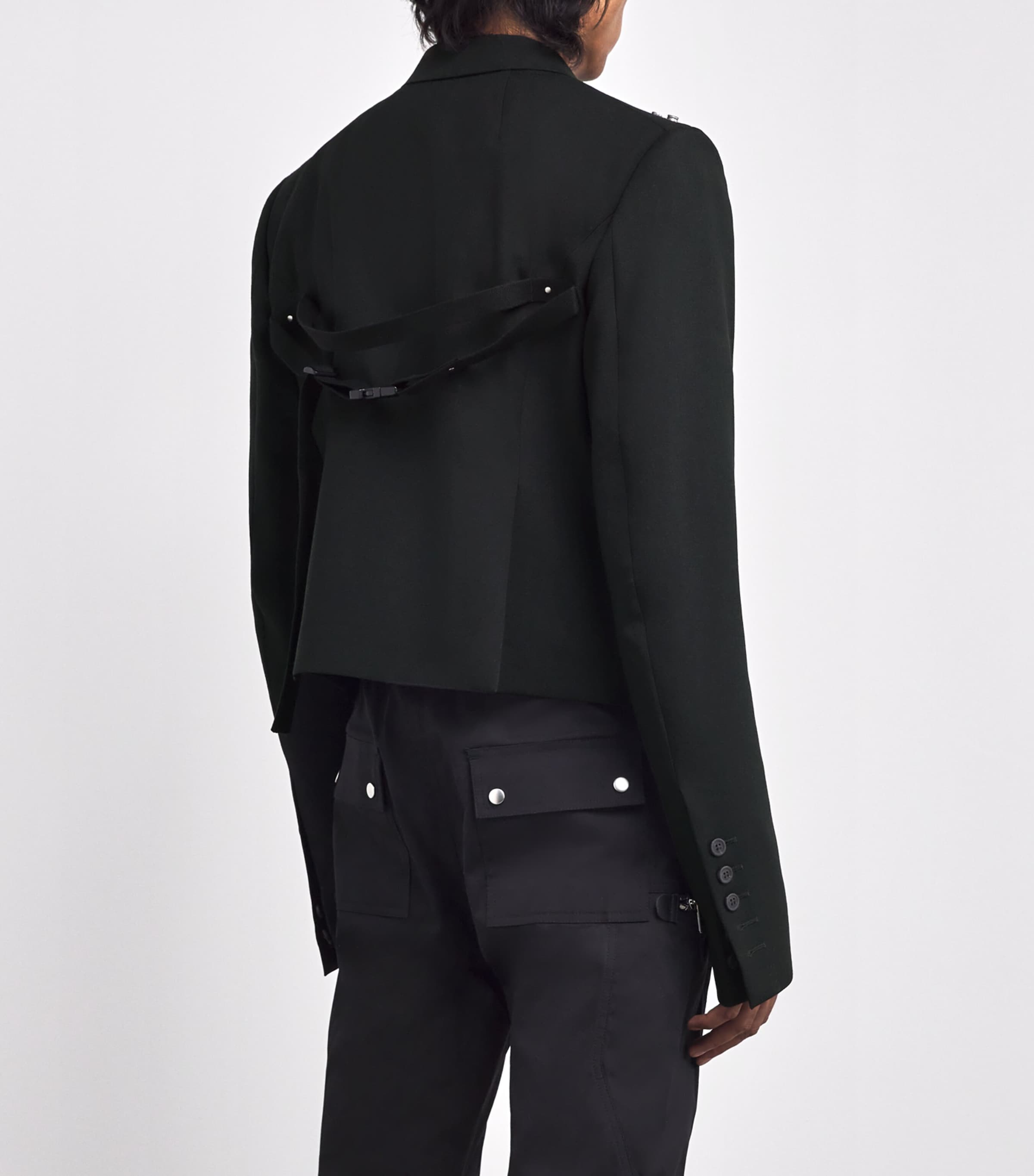 Rick Owens Black Studded Alice Jacket | Harrods UK