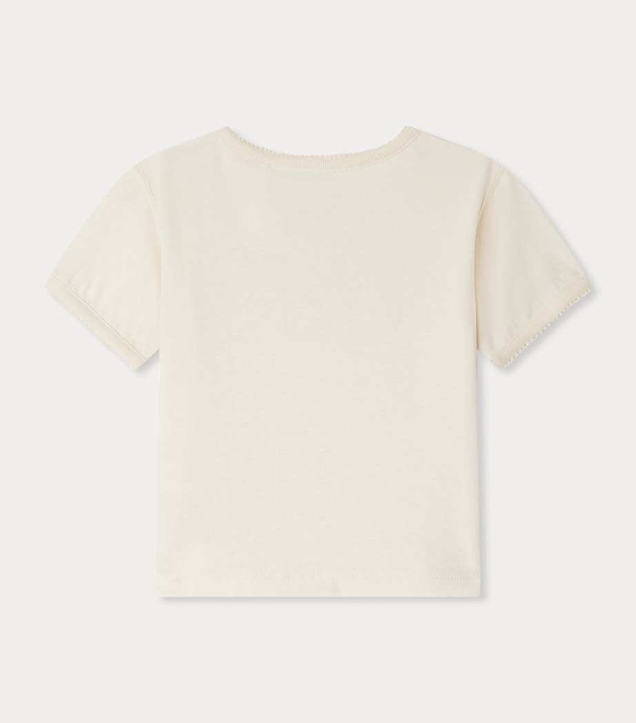 Cotton Camera Print Shirt (24-36 Months) UPB IVOIRE Image 2