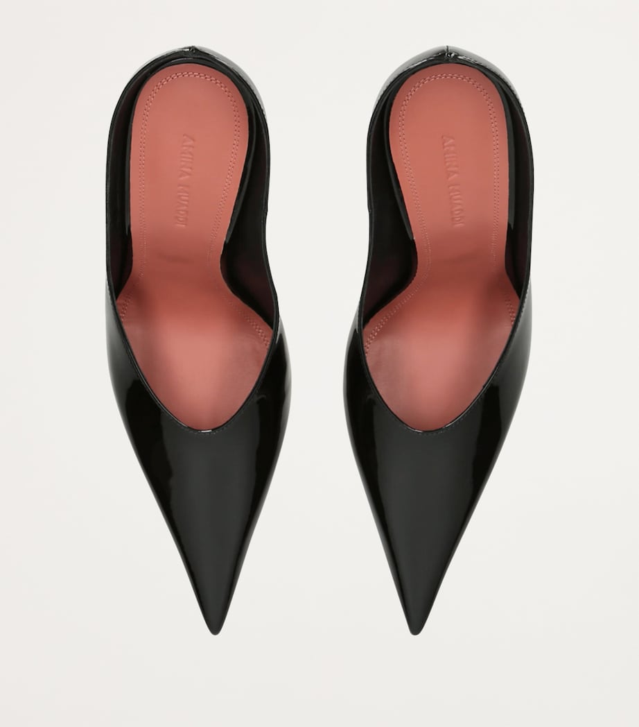 Patent Leather Anok Mules 105 BLACK Image 6