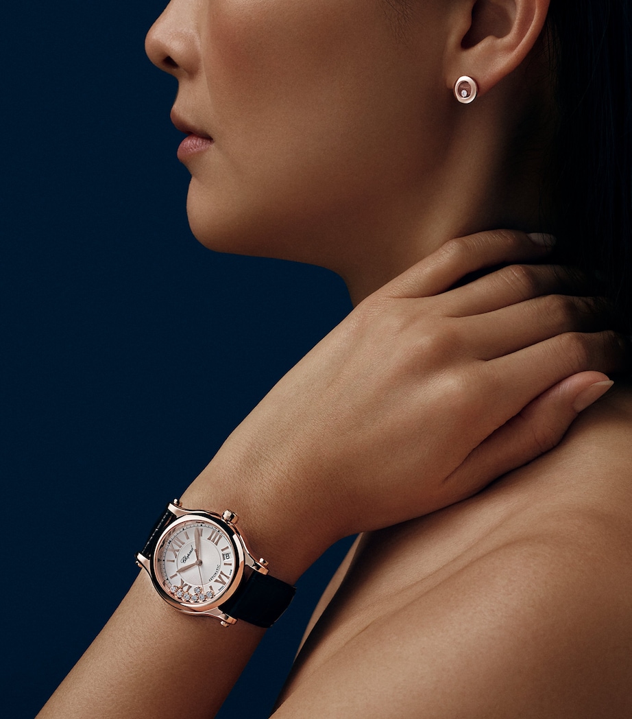 Rose Gold Happy Sport Automatic Watch 36mm 18K ROSE GOLD Image 5