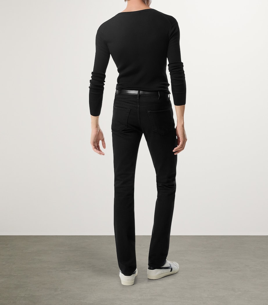TOM FORD Mens Straight-Leg Jeans Image 3