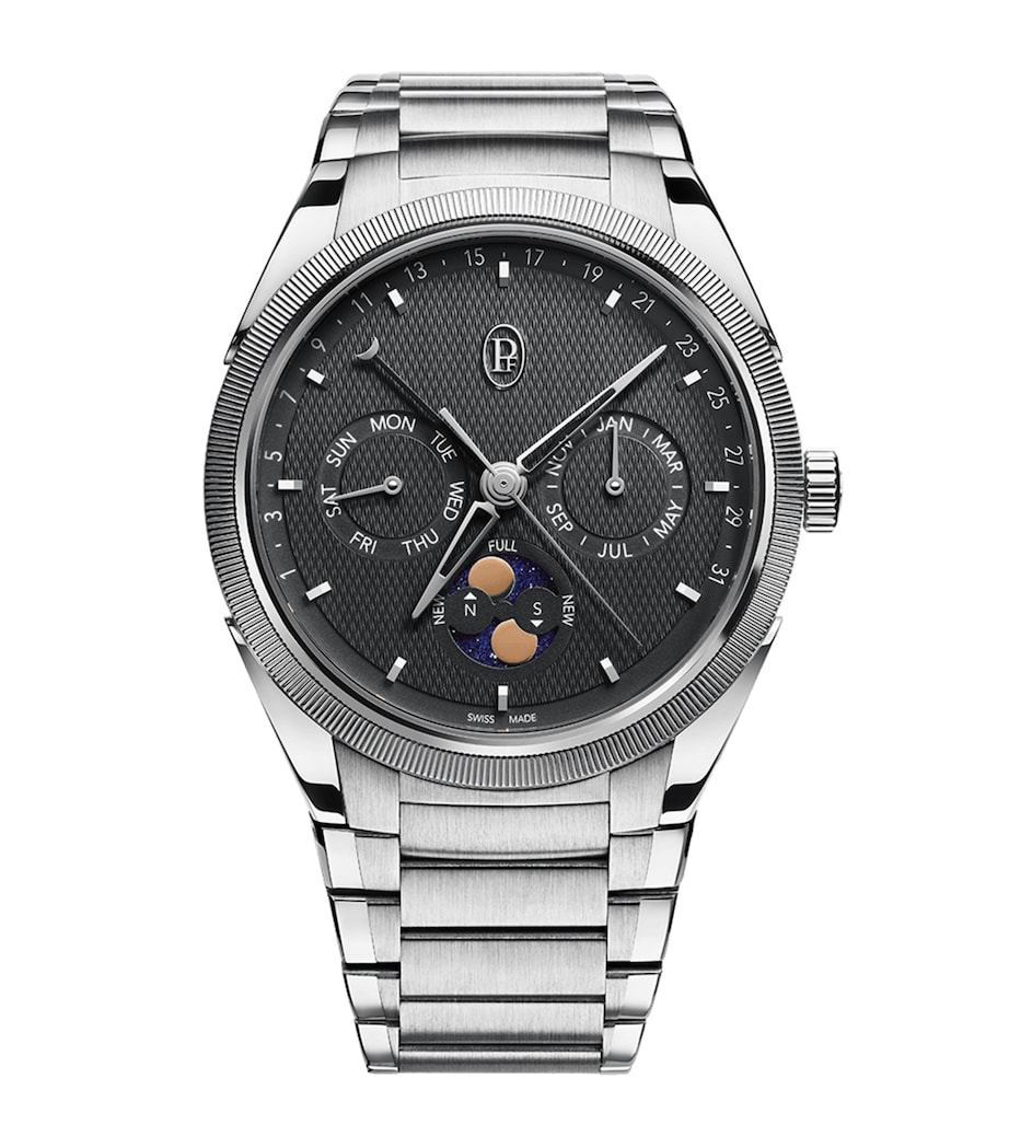 Stainless Steel Tonda PF Gregorian Annual Calendar Watch 42mm GREY Image 1