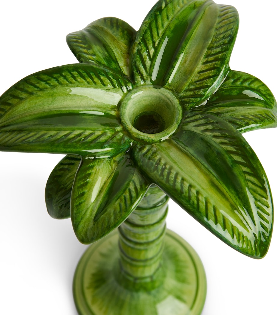 Medium Palm Tree Candlestick (30cm) MULTI Image 4