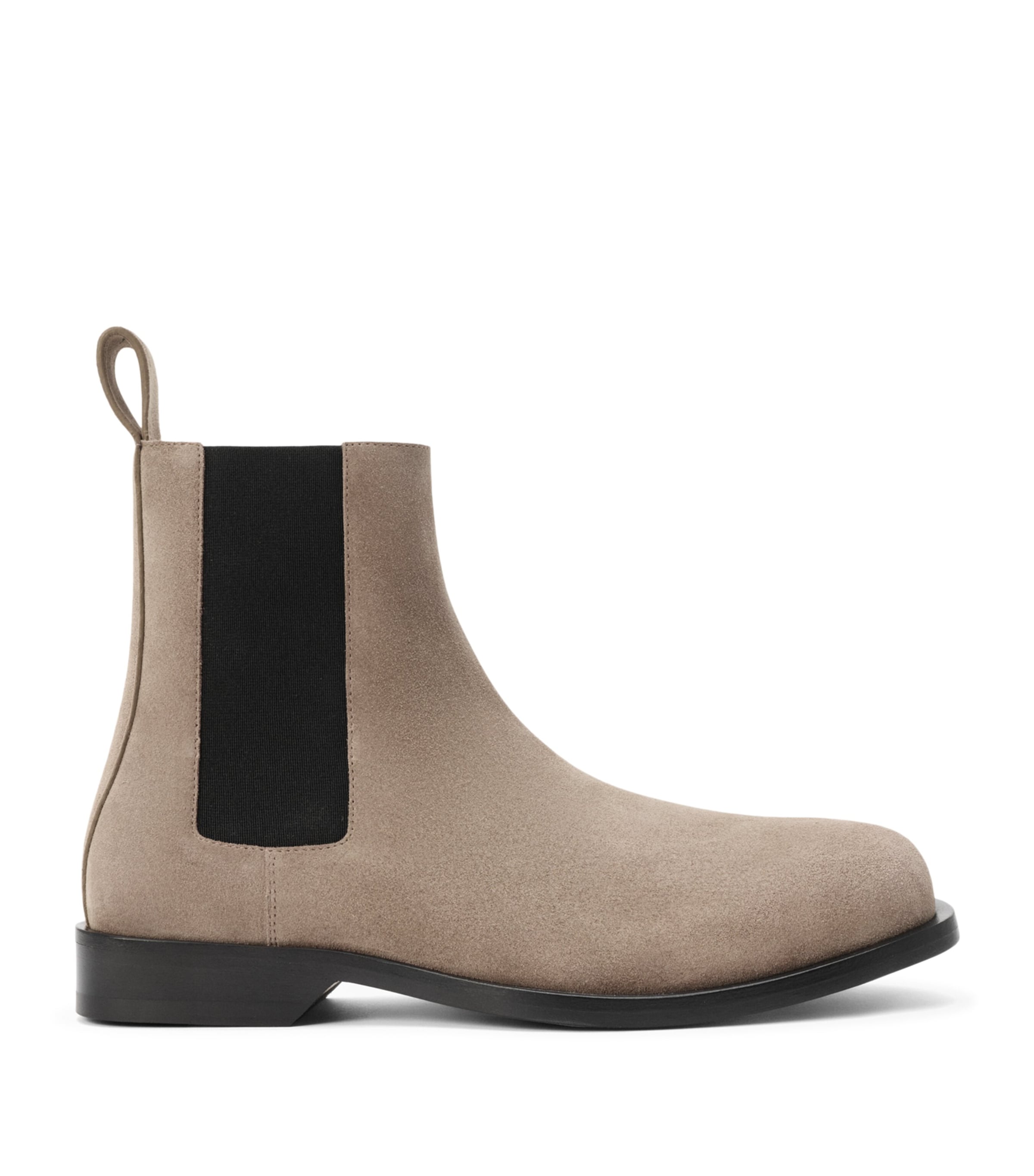 LOEWE Suede Bobine Chelsea Ankle Boots Hazelnut Image 1