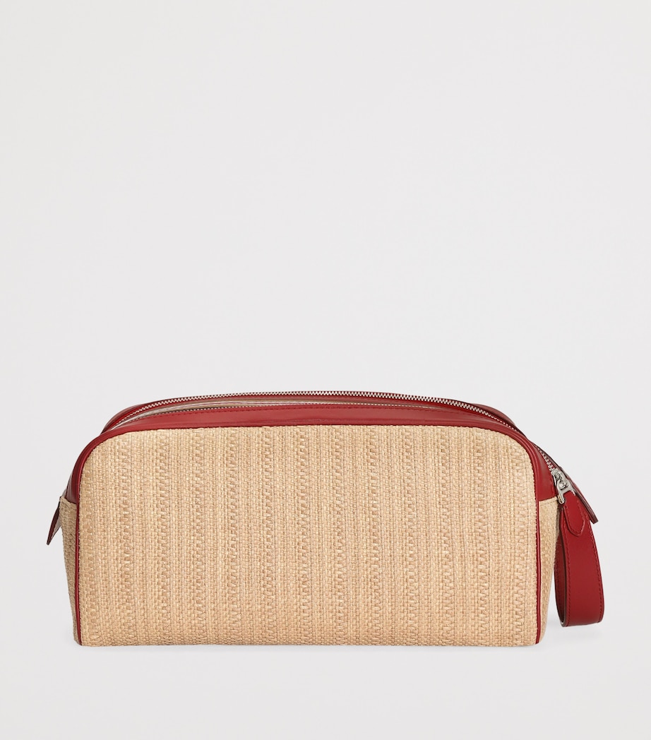 Dolce&Gabbana Raffia Essenza Wash Bag Multicolour Image 3