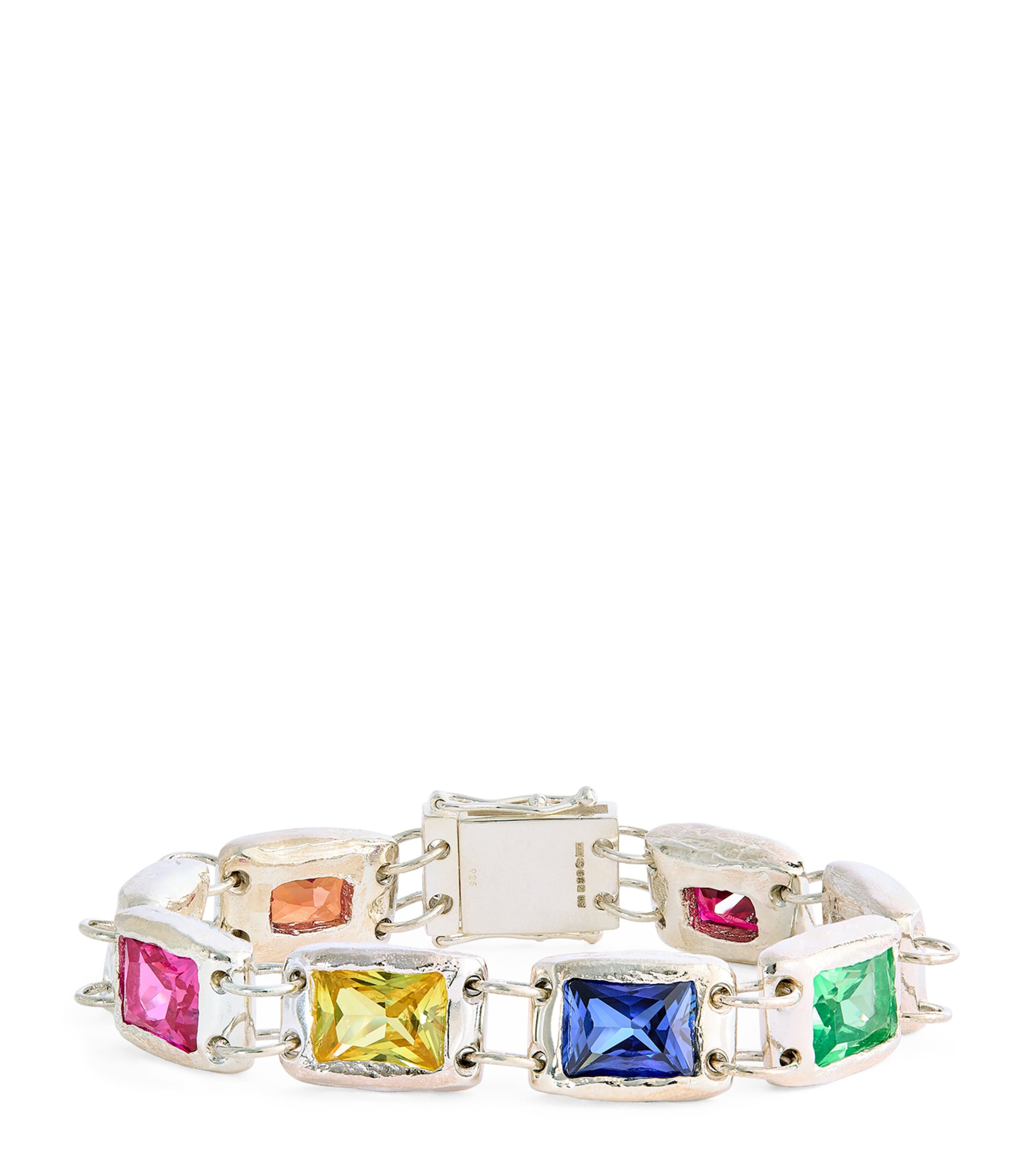Bleue Burnham The Rose Bracelet In Silver