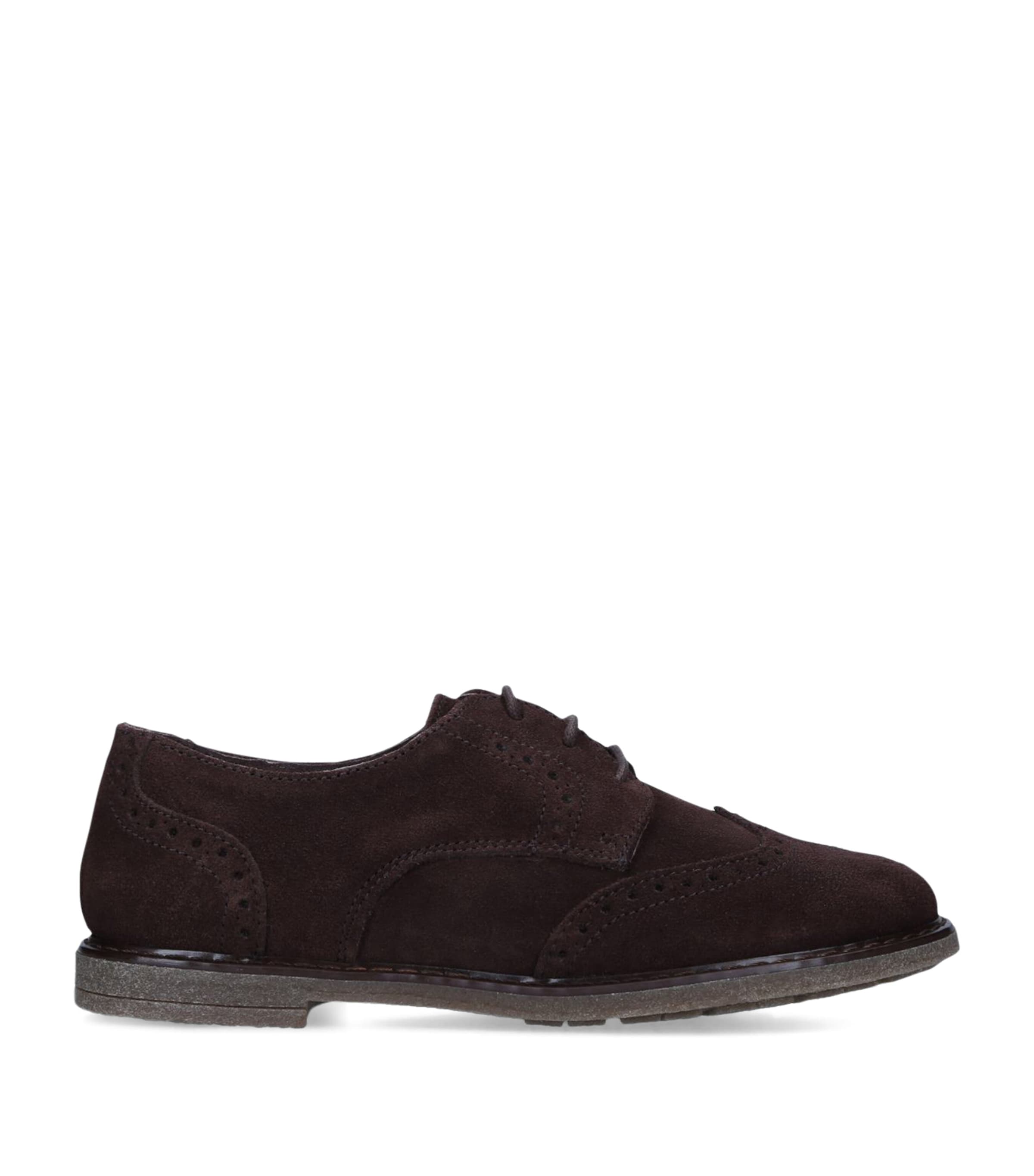 Suede Arthur Brogues DARK BROWN Image 3