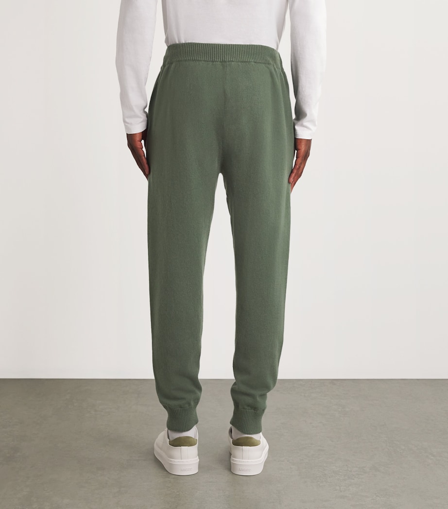 Derek Rose Mens Cashmere Finley Sweatpants Green Image 4