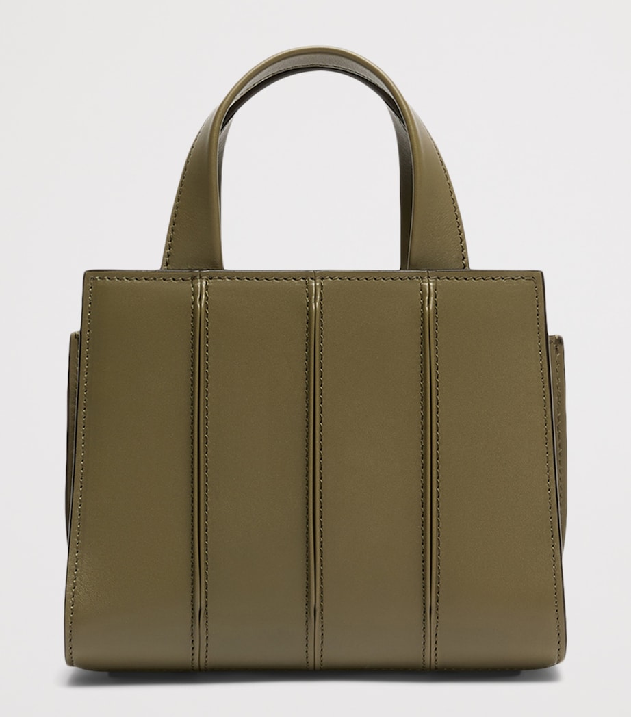 Max Mara Micro Whitney Top-Handle Bag Olive Green Image 3