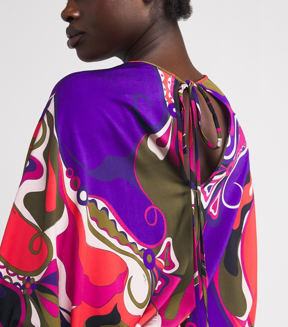 Satin Orchidee Blouse 017/MULTICOLOR Image 5