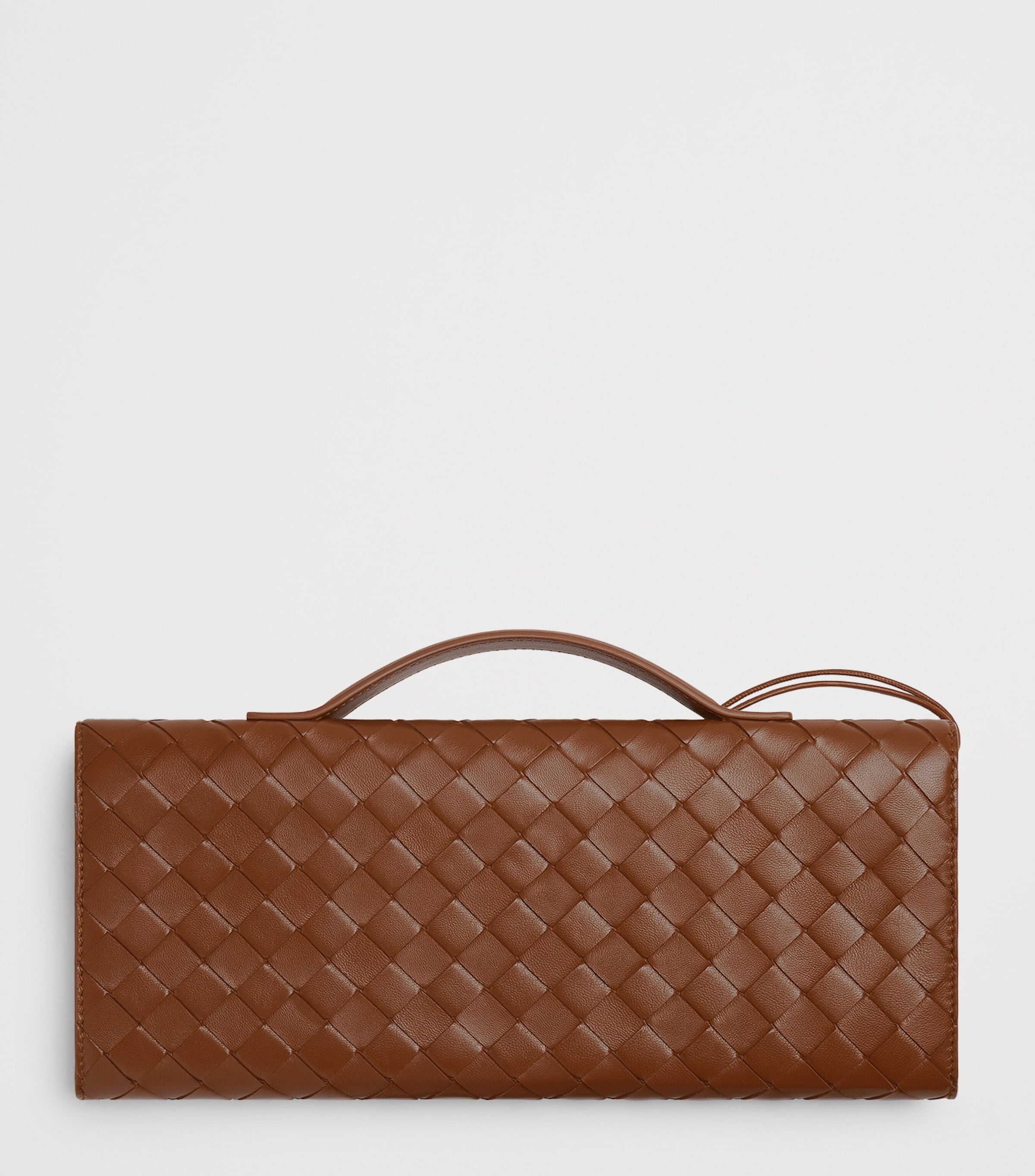 Intrecciato Leather Andiamo Clutch Bag 2599 Image 4
