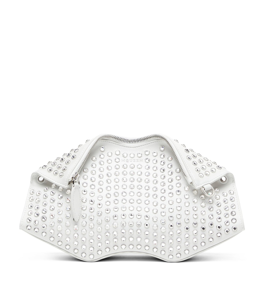 McQueen Leather Manta Clutch Bag Image 1