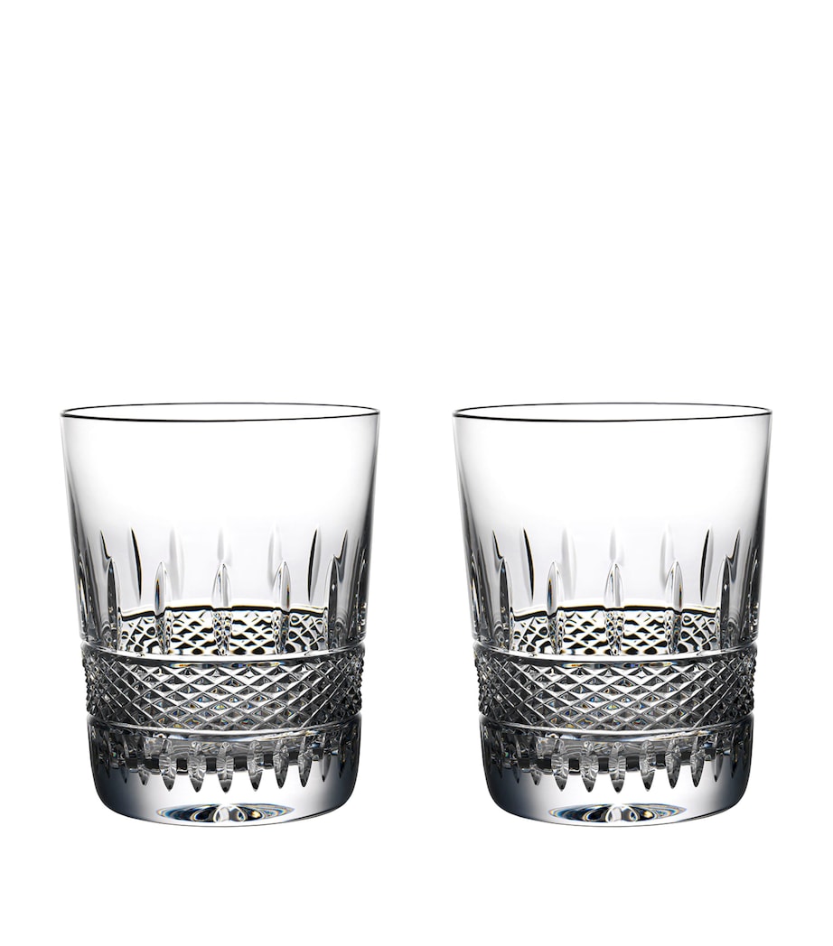 Set of 2 Irish Lace Tumblers (350ml) CLEAR Image 1