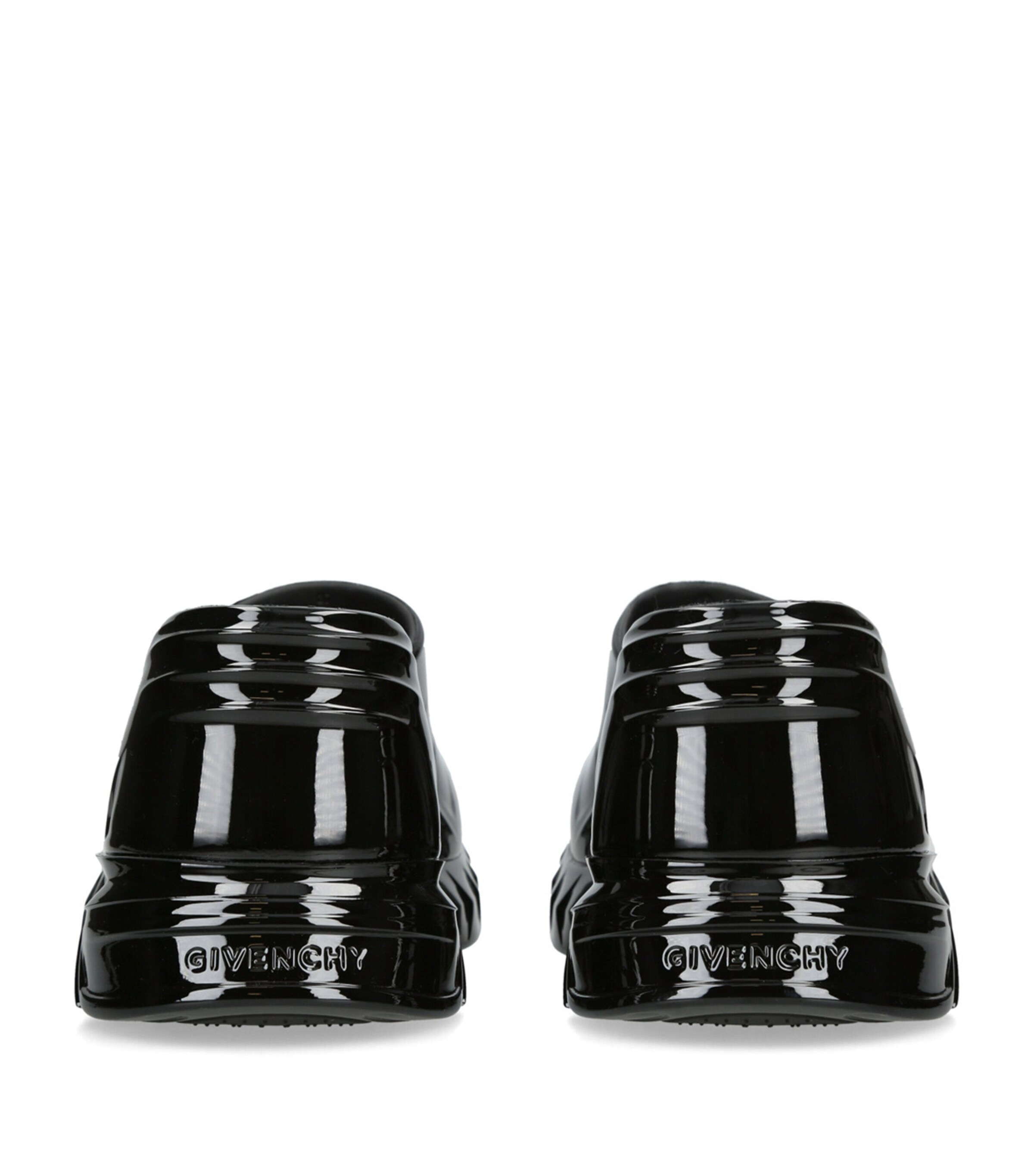 Marshmallow Wedge Mules 10 BLACK Image 2