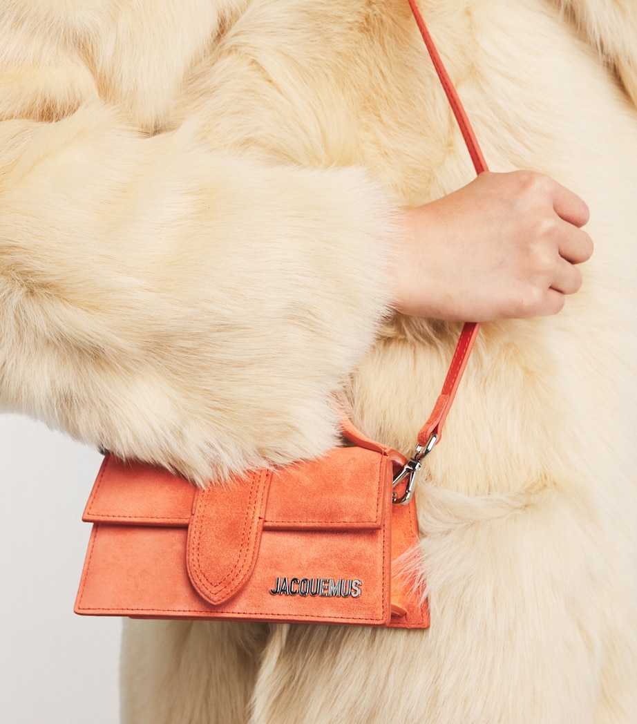 Suede Bambino Top-Handle Bag 840 TERRACOTTA Image 5