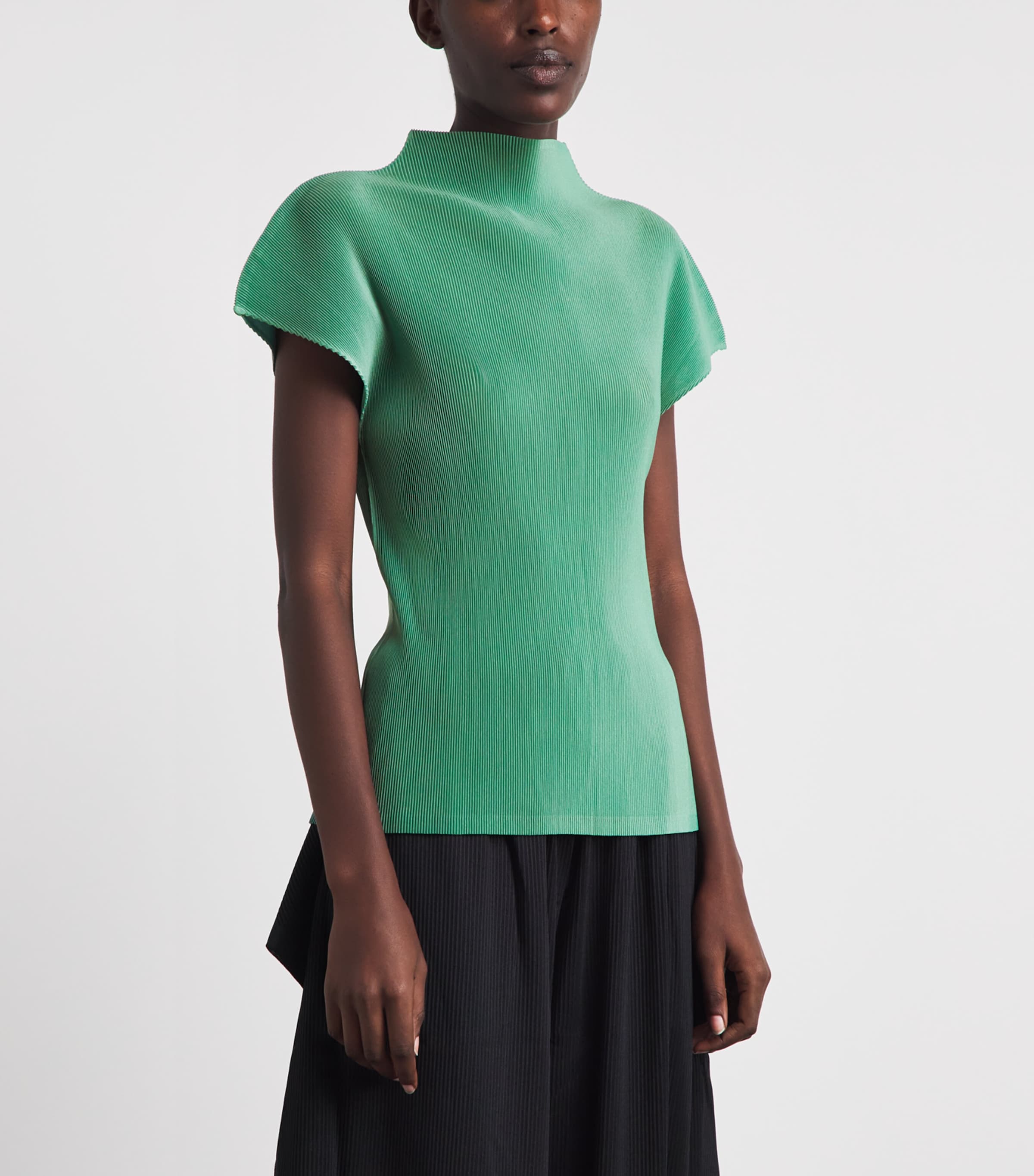Pleats Please Issey Miyake Green Mist August Top | Harrods US