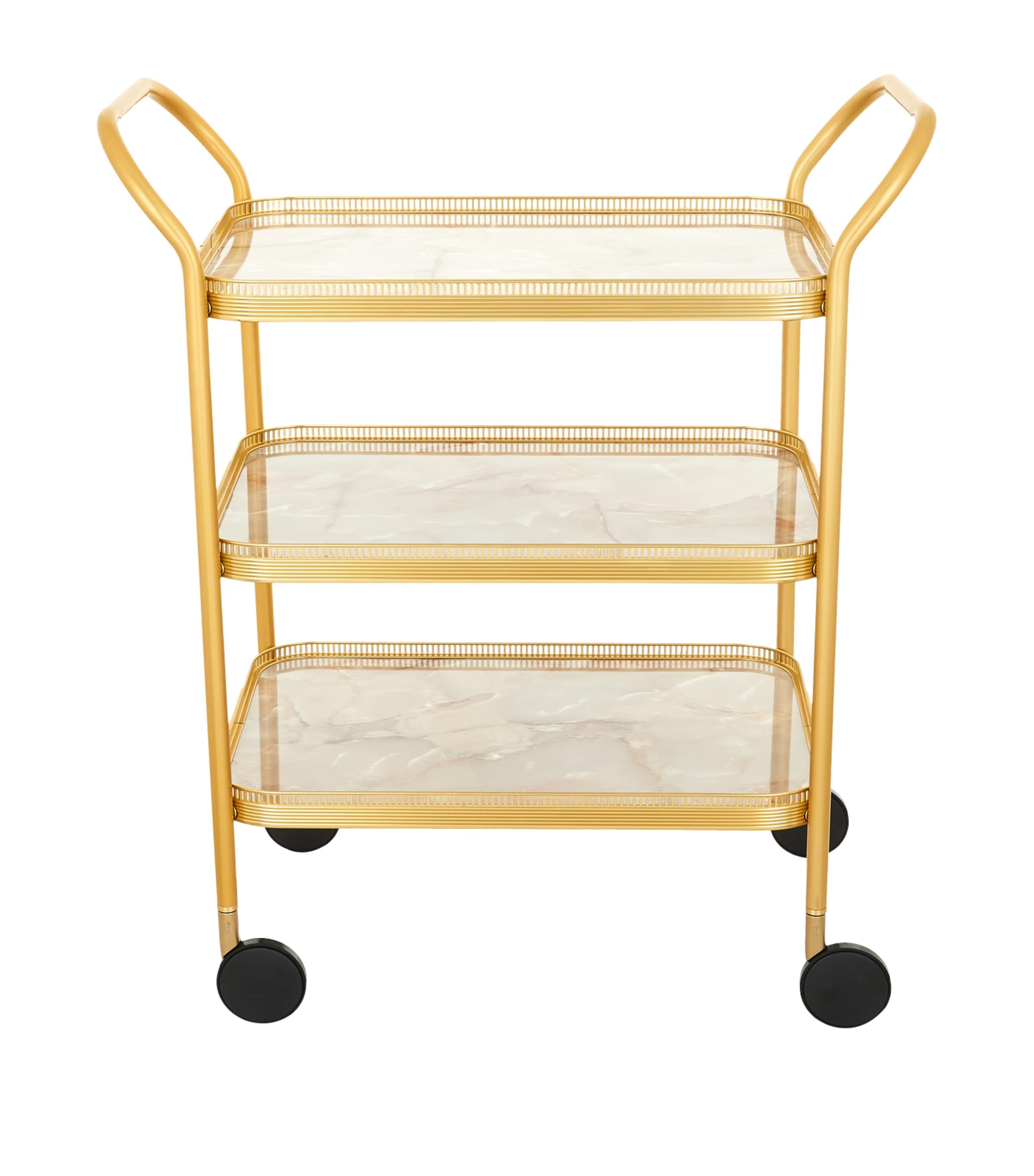 Kaymet Triple Tier Dinks Trolley | Dining | Serveware | Serving Trays | Designers | Kaymet