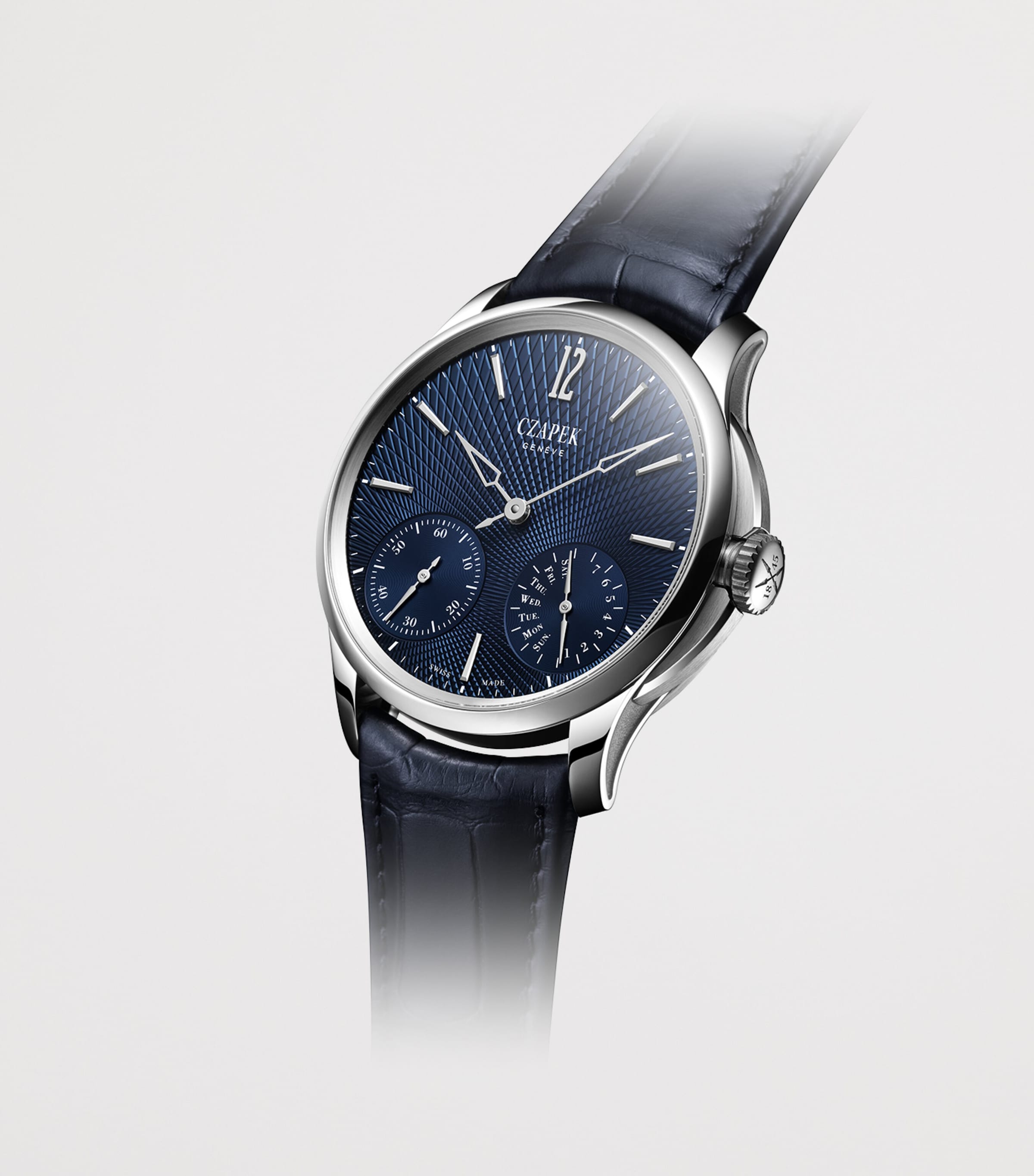 Stainless Steel Quai des Bergues Watch 40.5mm BLUE Image 3