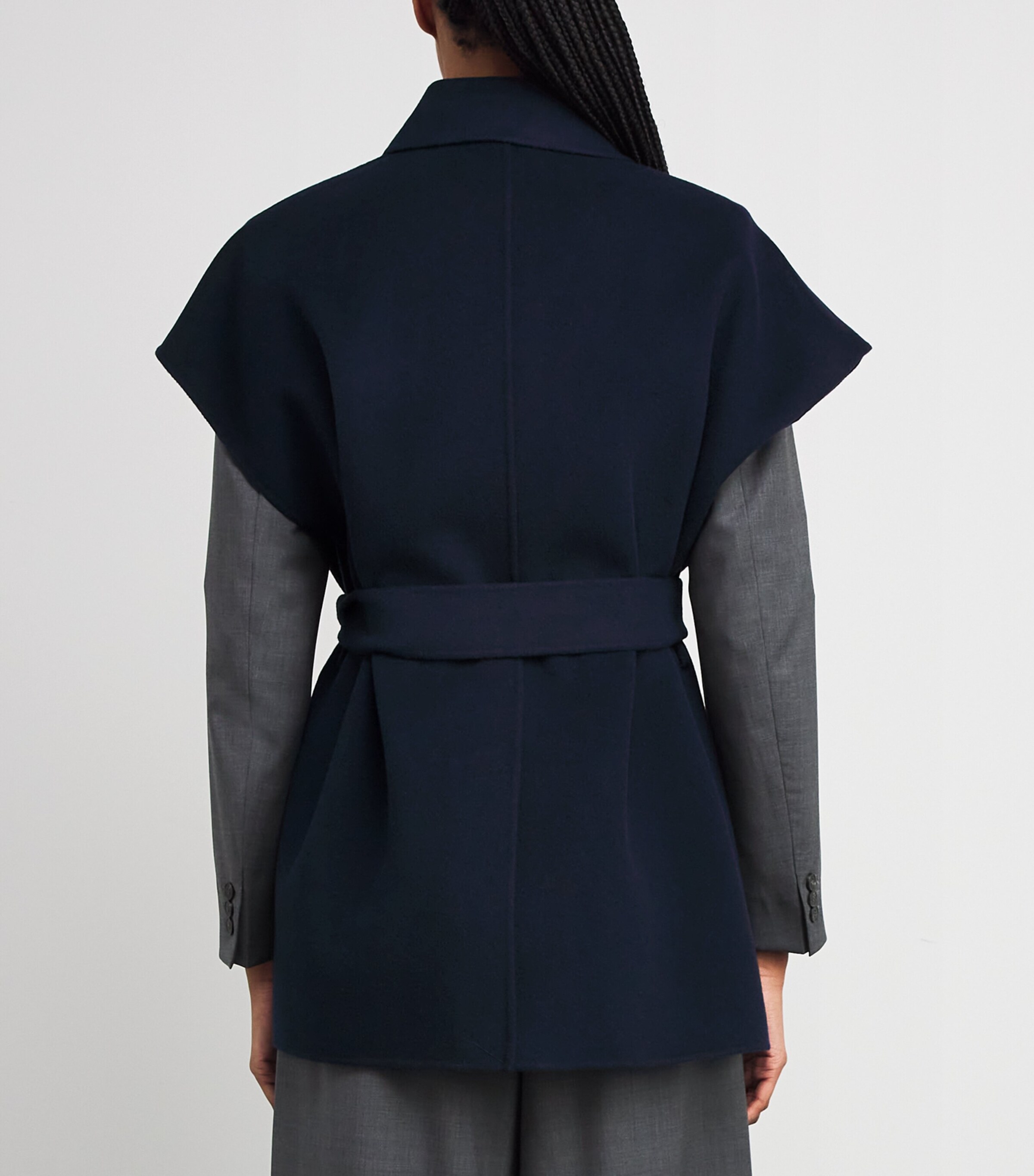 Weekend Max Mara Wool Sleeveless Belted Coat | Women Clothing | Coats & Jackets | Wool Coats | Designers | Weekend Max Mara Weekend Max Mara Wool Sleeveless Belted Coat | Women Clothing | Coats & Jackets | Wool Coats | Designers | Weekend Max Mara