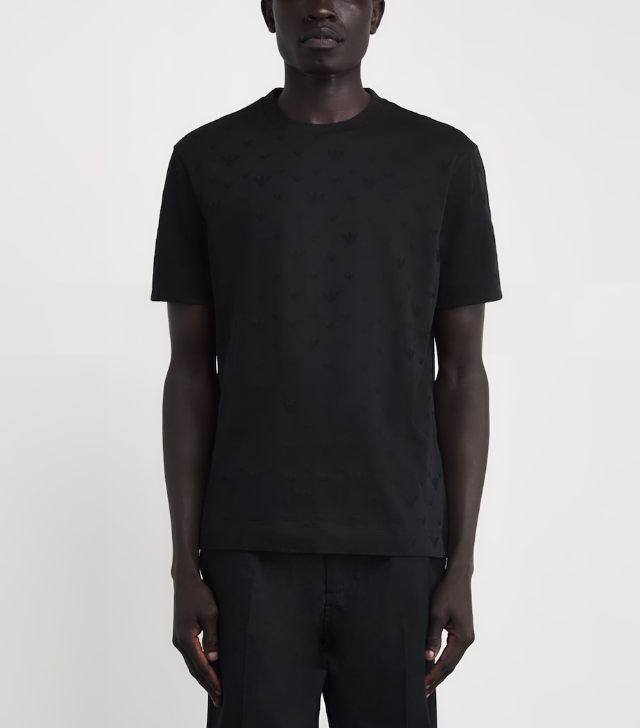 Cotton Eagle-Motif T-Shirt FC245 Image 3