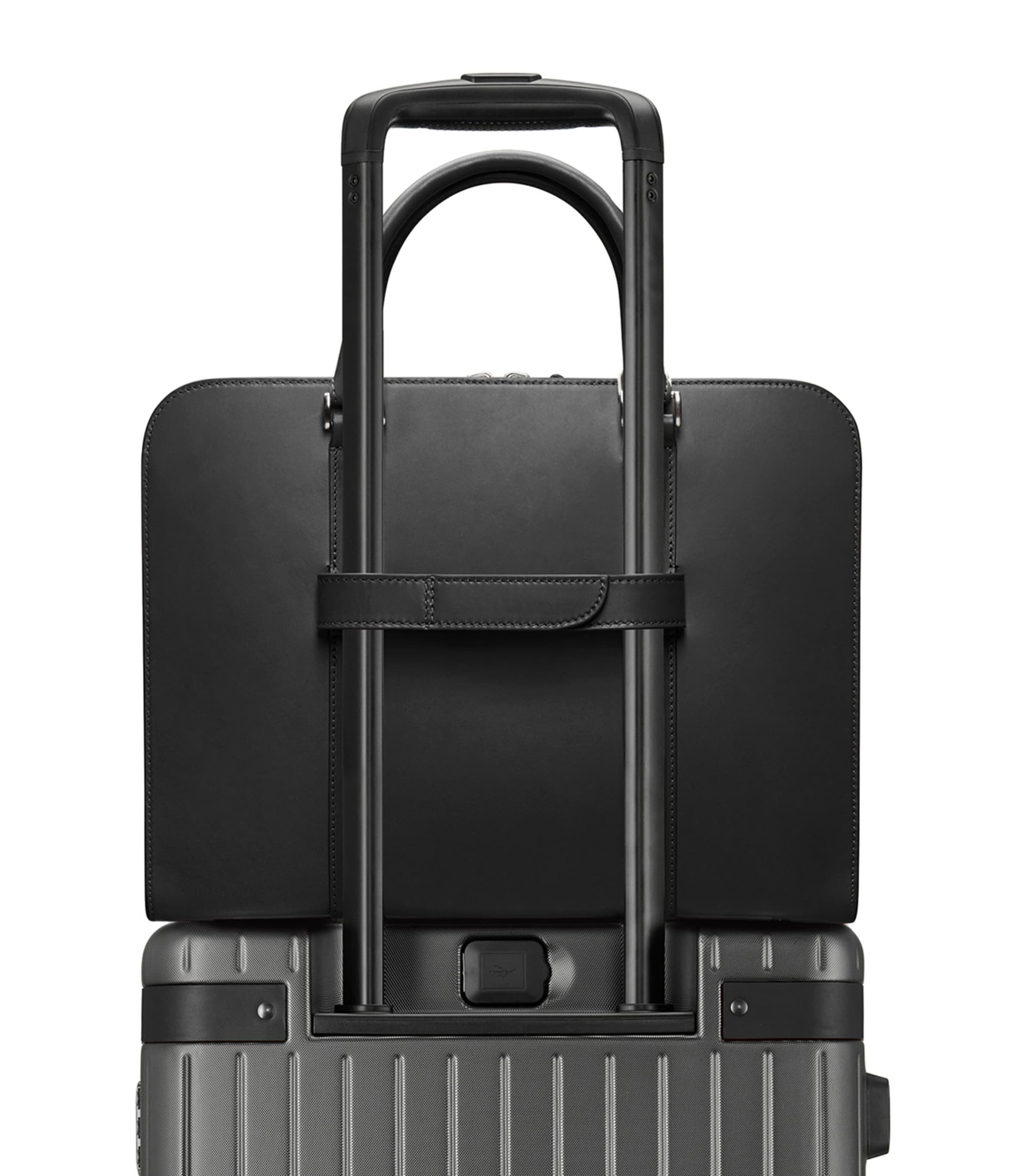 Leather Smart Holder Strap BLACK Image 1