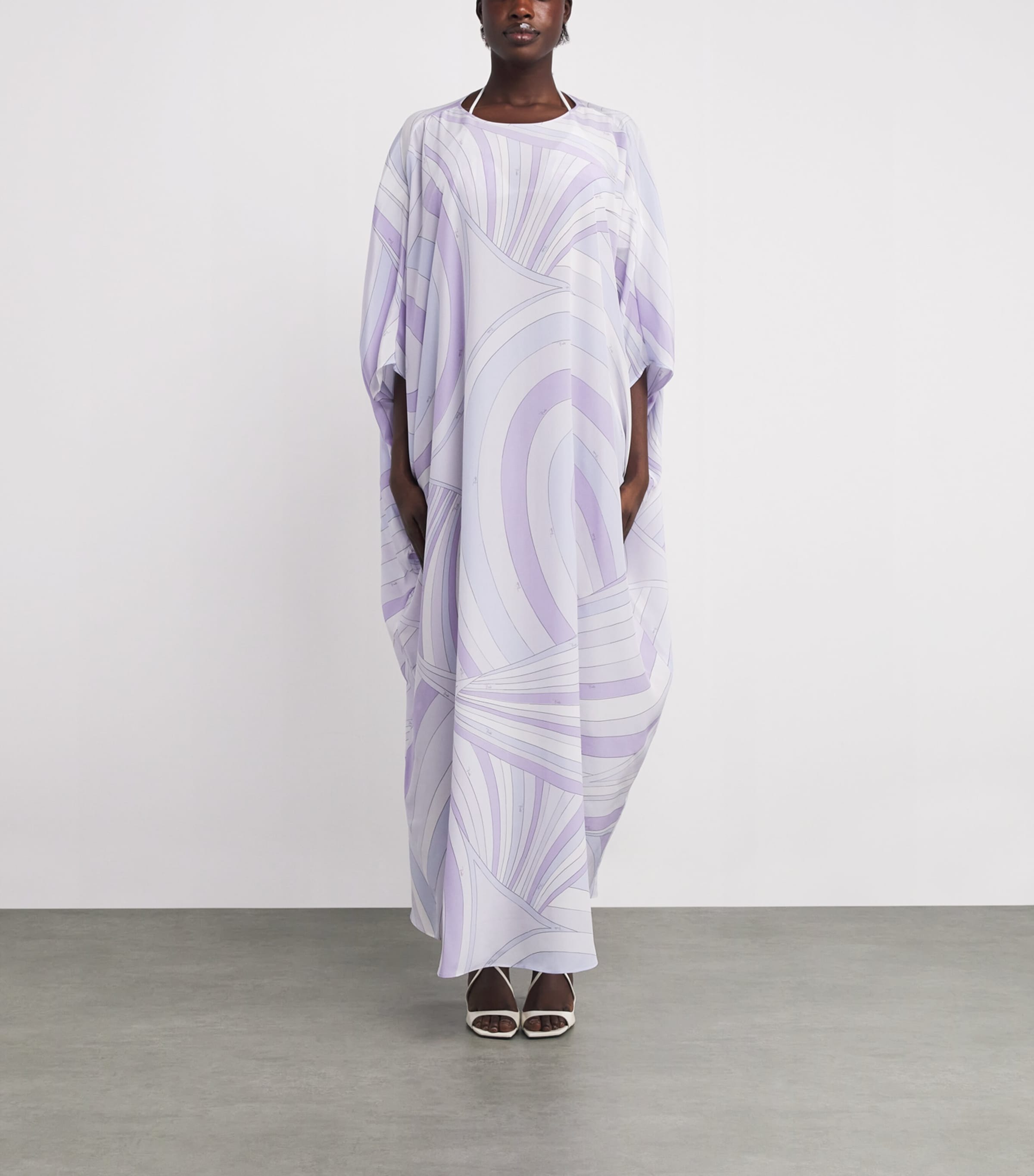Iride Kaftan Maxi Dress 009/LAVANDER Image 3