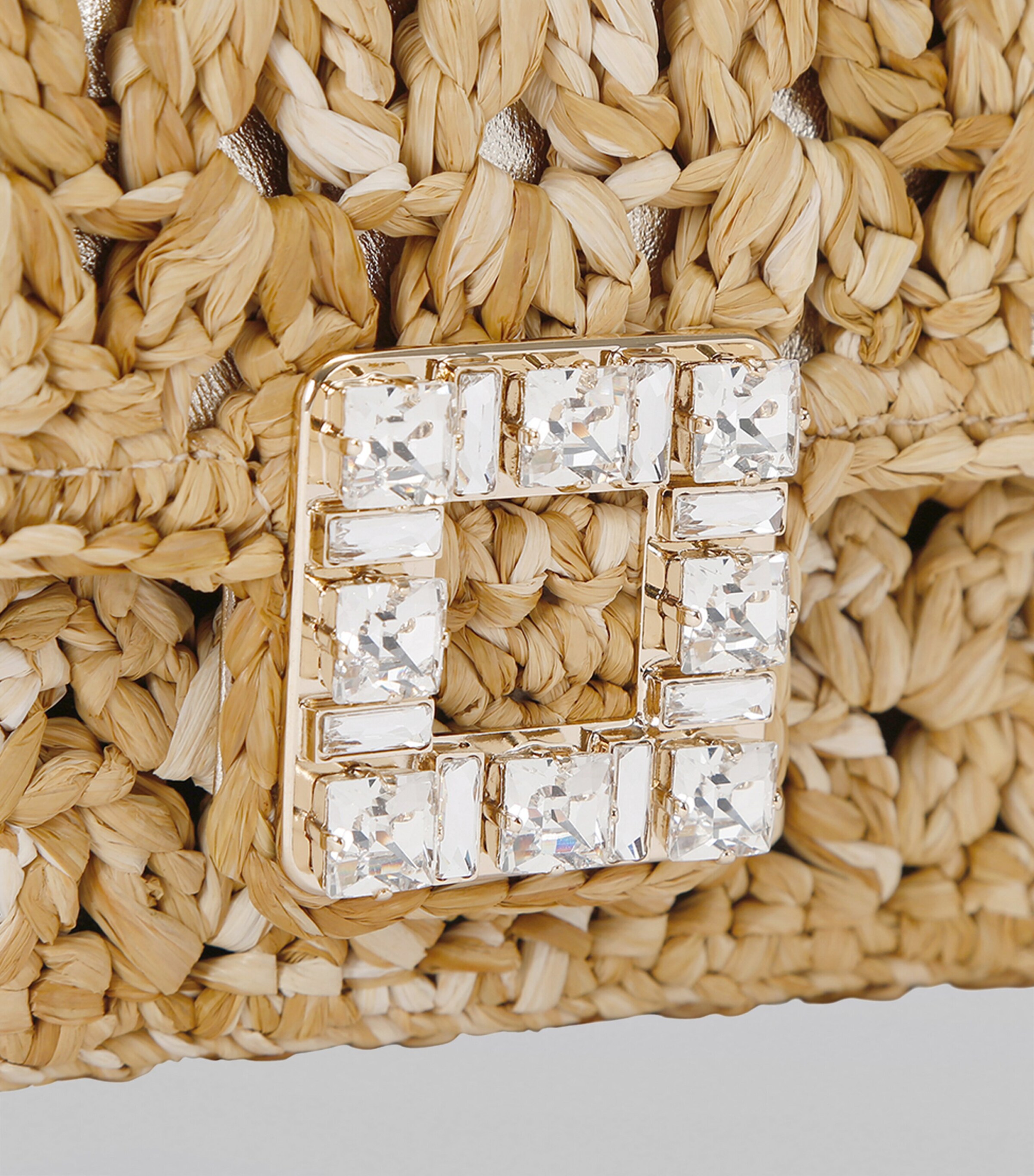 Roger Vivier Tres Vivier Jeu de Filles Clutch Bag Gold Comb Image 4